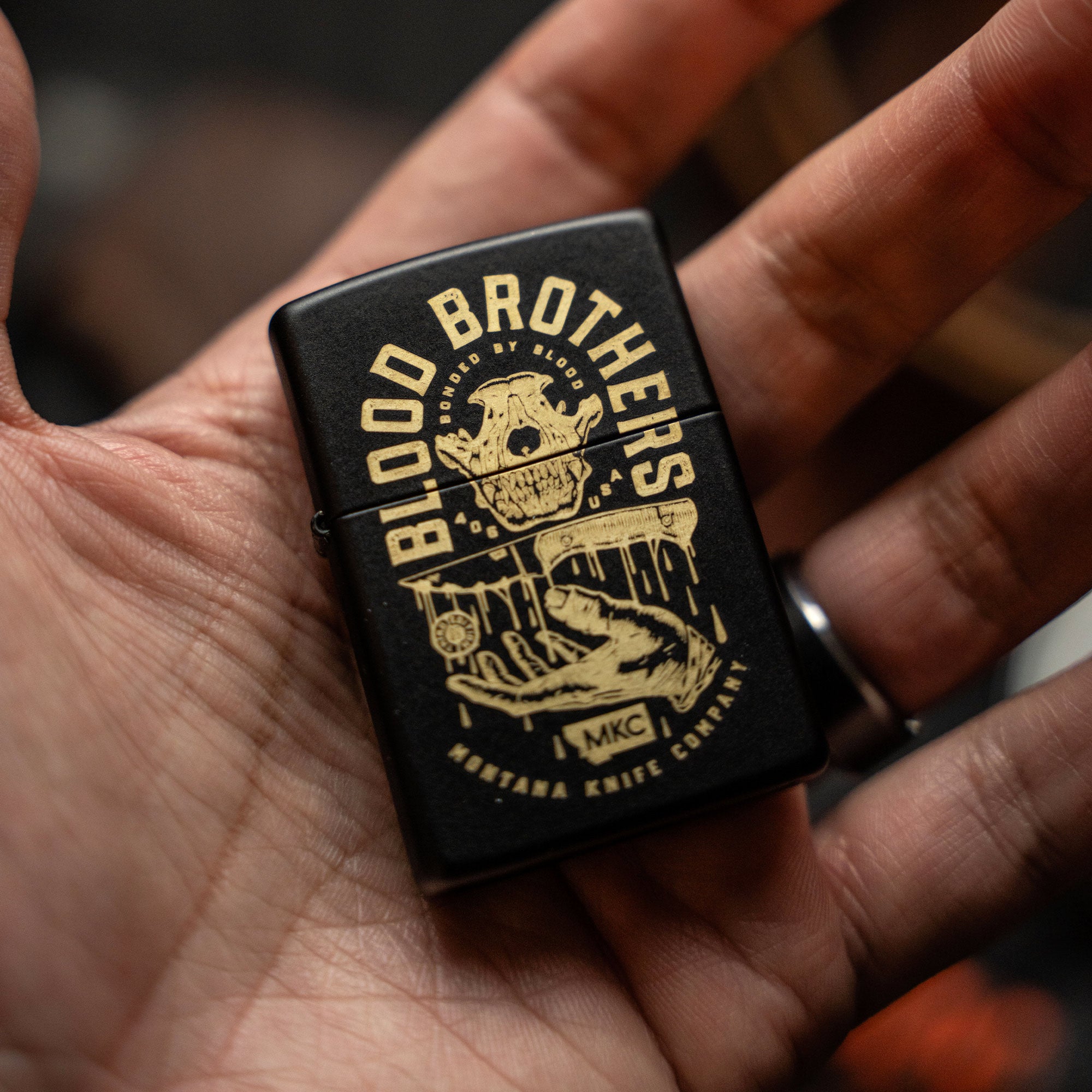 MKC BLOOD BROTHERS ZIPPO - EXCLUSIVE - USA MADE