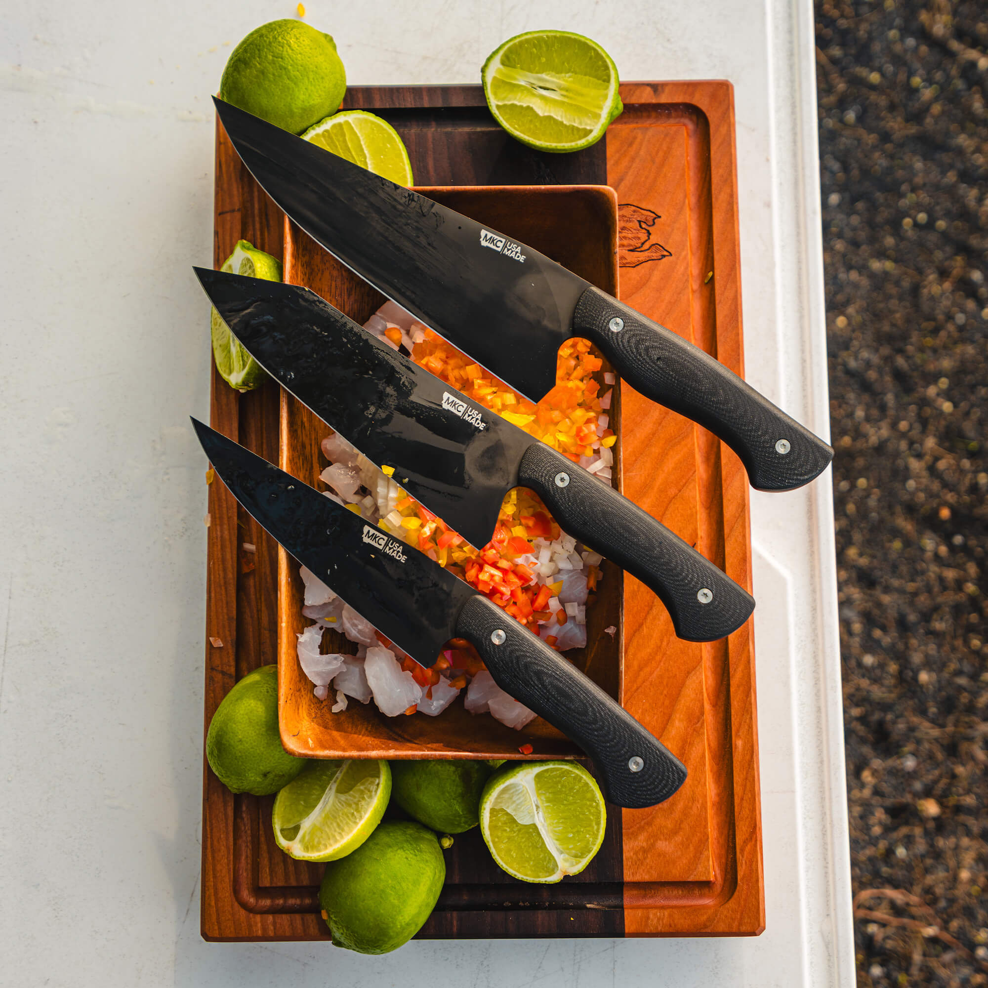 包丁セット 黒色収納バッグ付き　Kitchen knife Amazon.com: Chef Knife Set with Roll Bag, 8 Pieces Damascus Knife