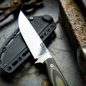 THE MAGNACUT SUPER CUB - DROP POINT HUNTER - GREEN & BLACK