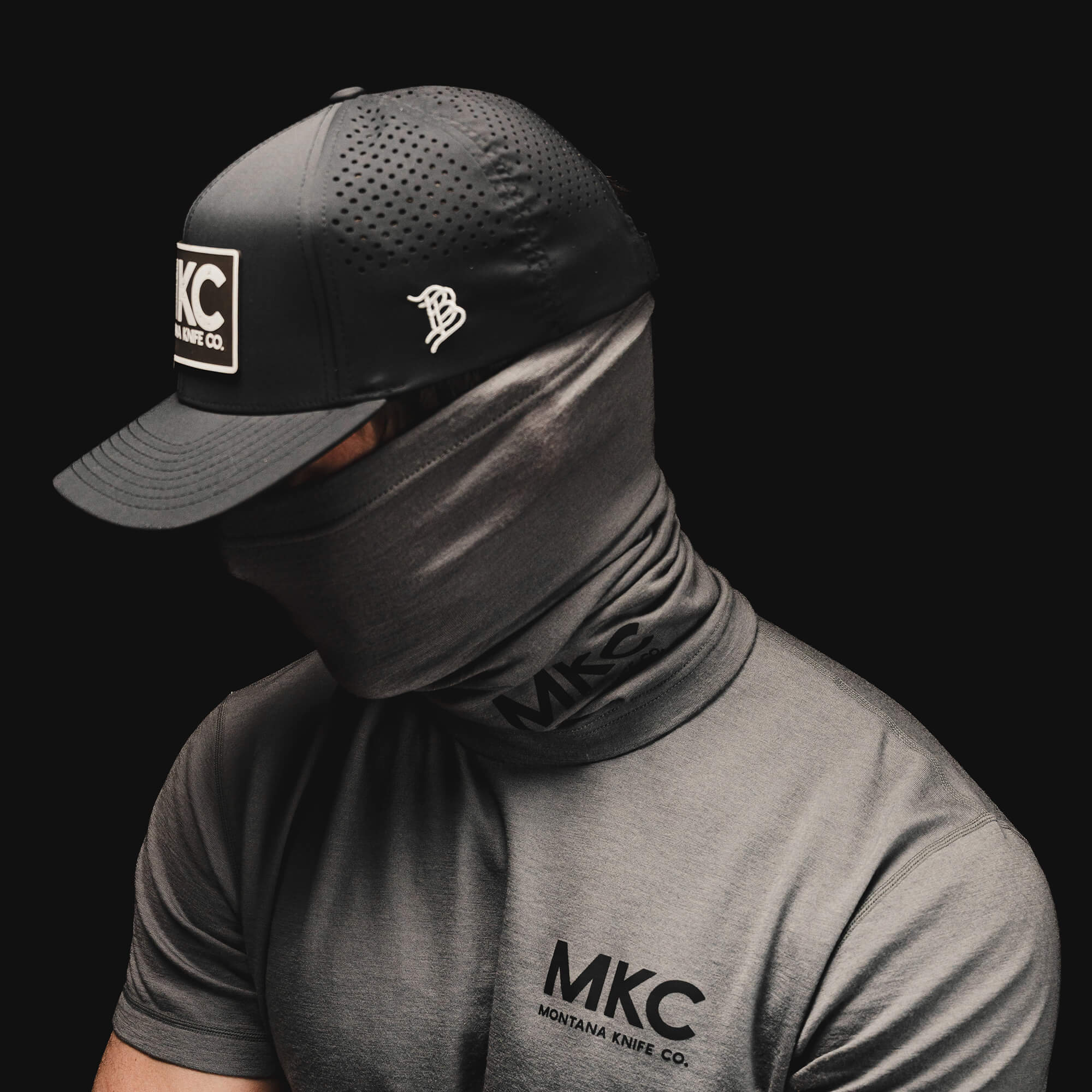 ROCK DUDE ギャザーネックライナー RANGE LINE PRO NECK GAITER - CHARCOAL