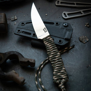 HUNTIN FOOL - THE MAGNACUT SPEEDGOAT FIXED BLADE - SECRET DROP