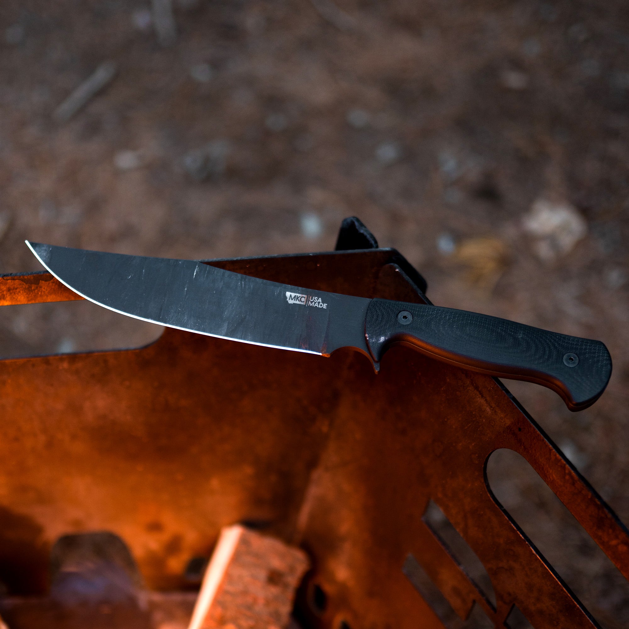 THE MARSHALL BUSHCRAFT KNIFE - BLACK