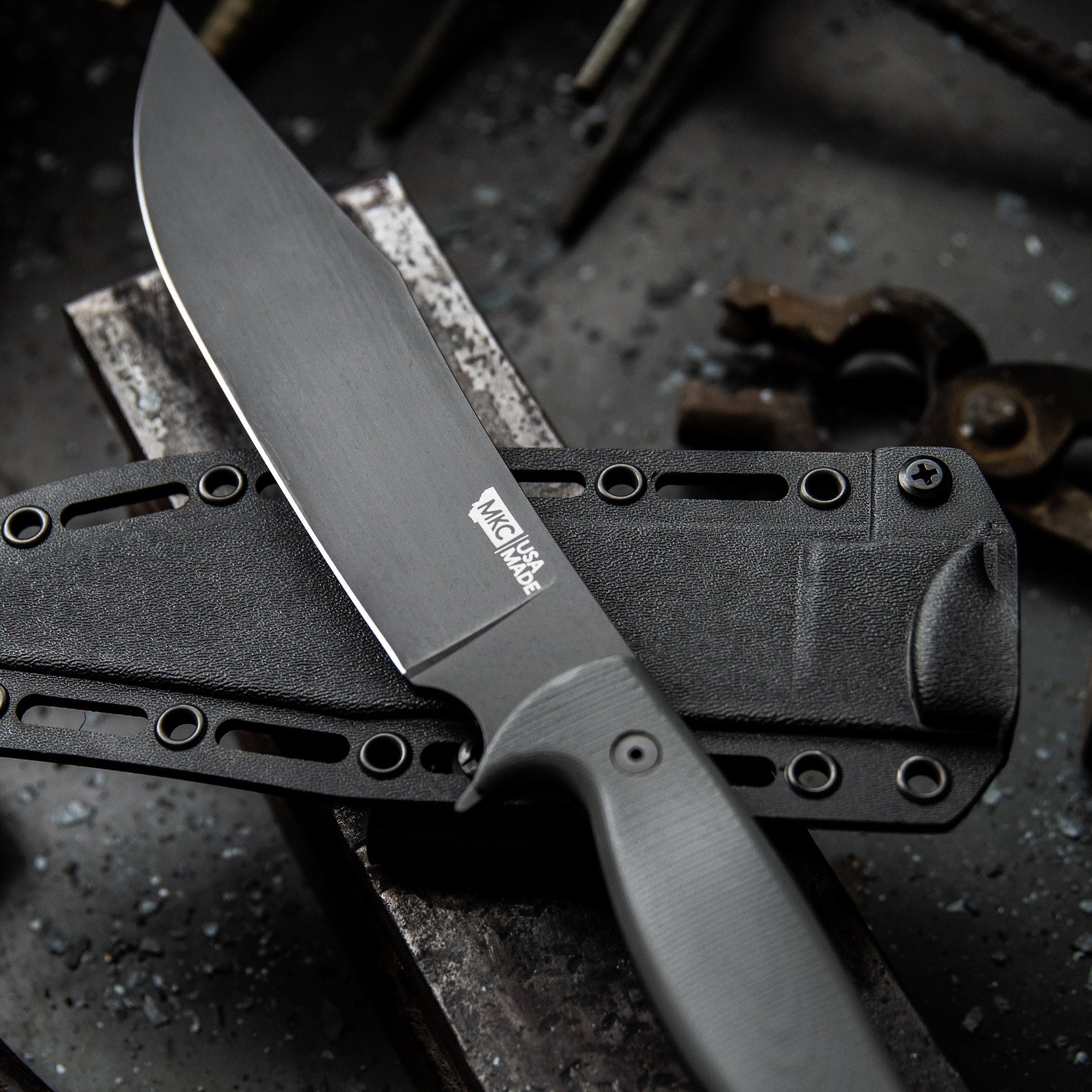 THE MARSHALL BUSHCRAFT KNIFE - GREY