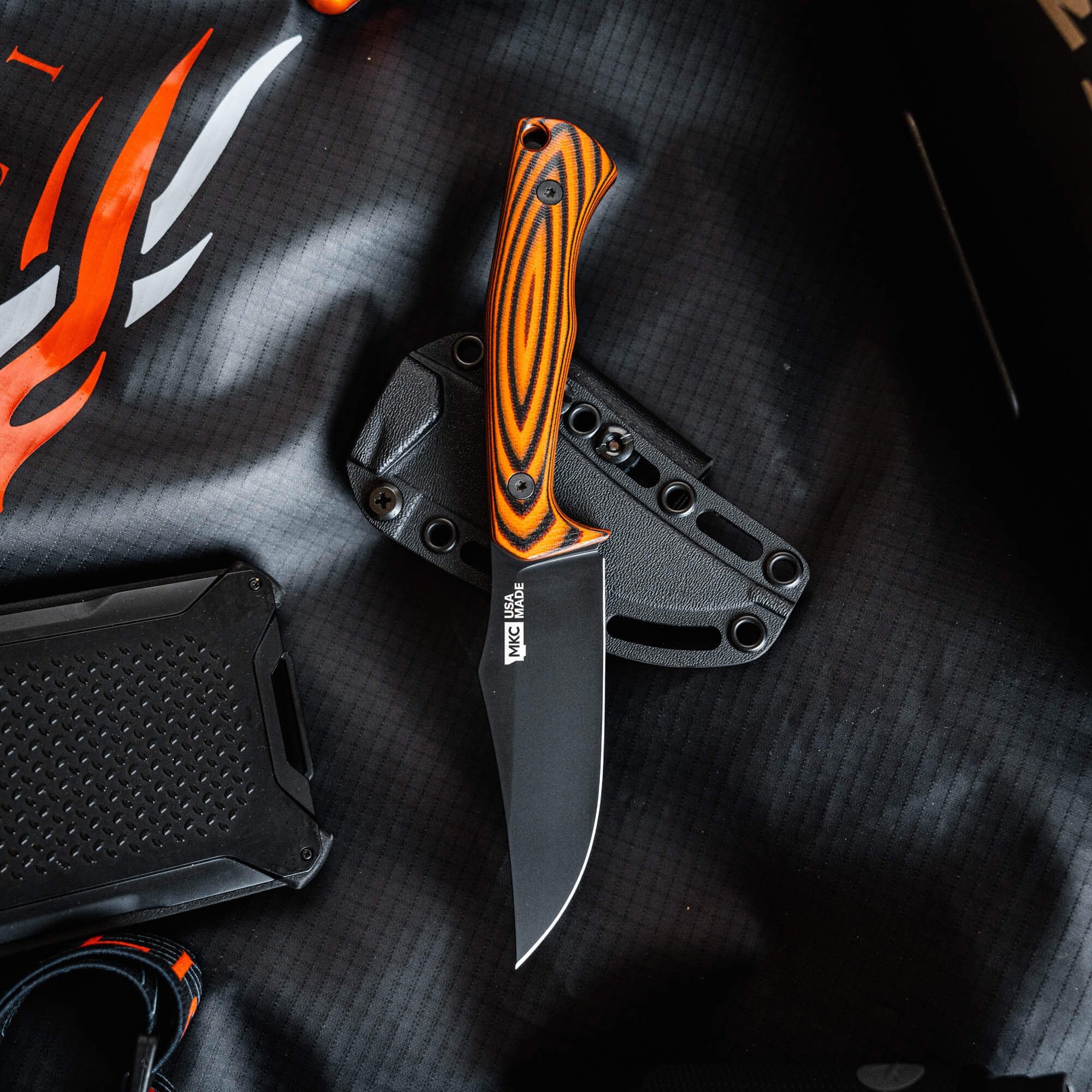 Triumph Pro - Orange & Black | Montana Knife Company