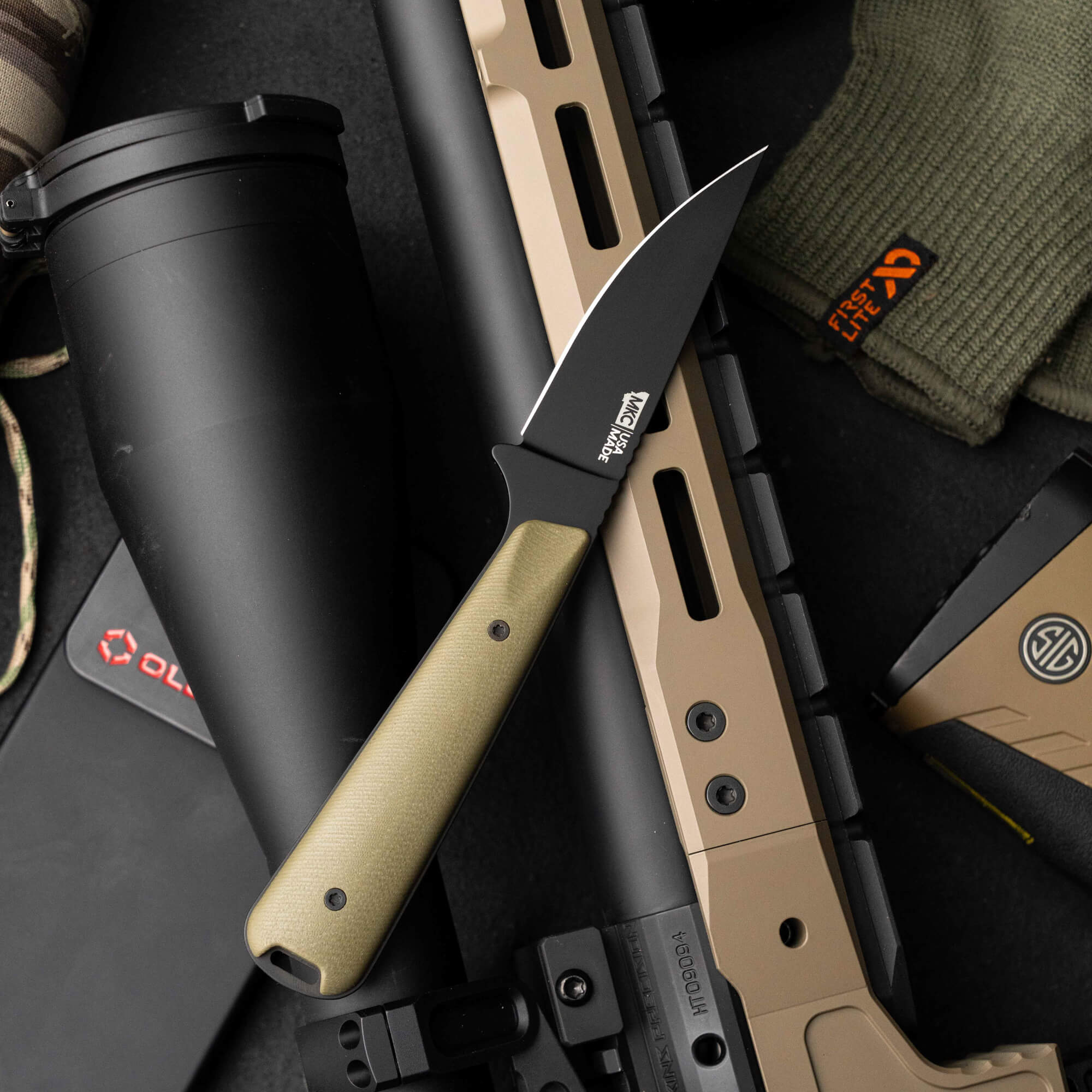 Flattail - PVD - Olive | Montana Knife Company