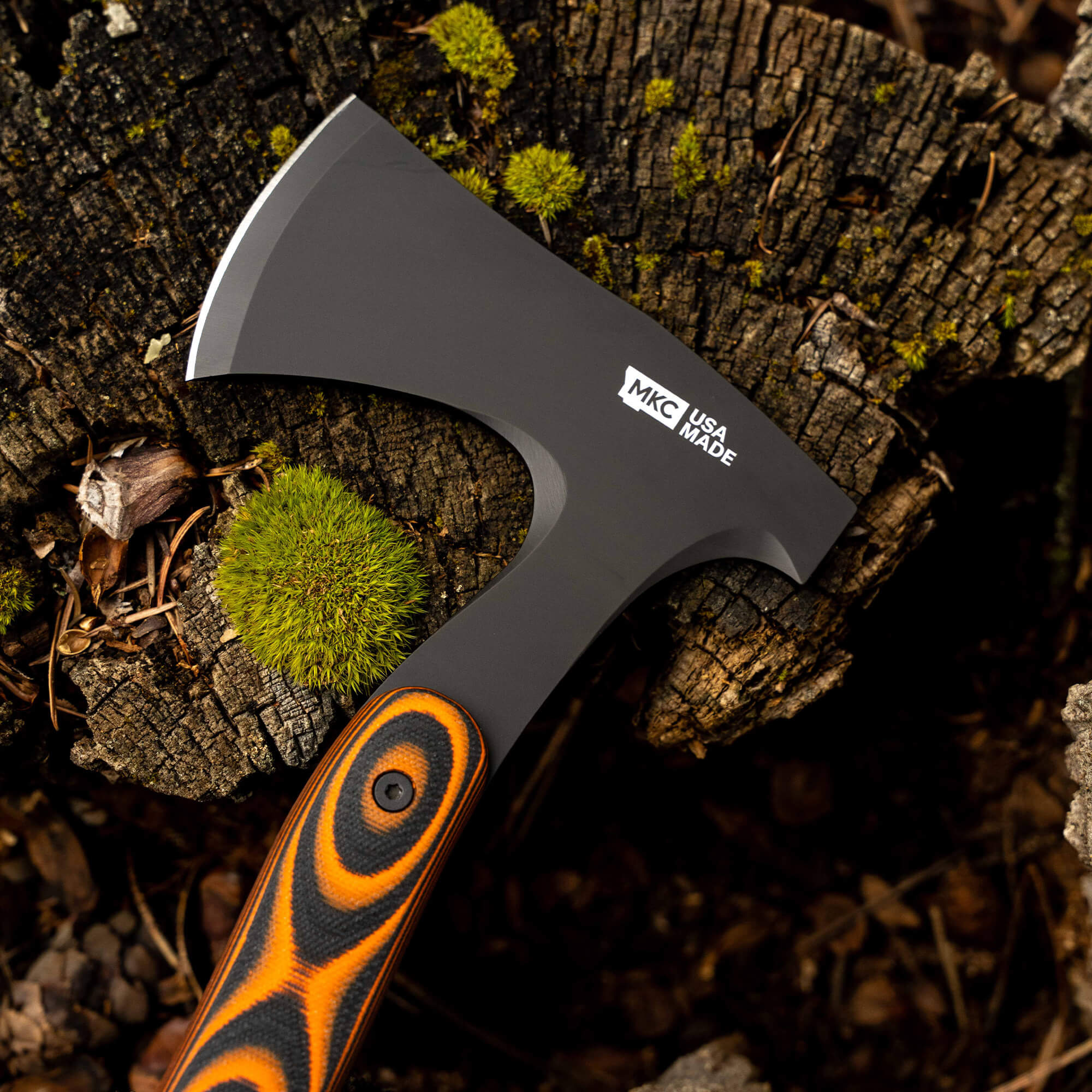 HELLGATE HATCHET - ORANGE & BLACK