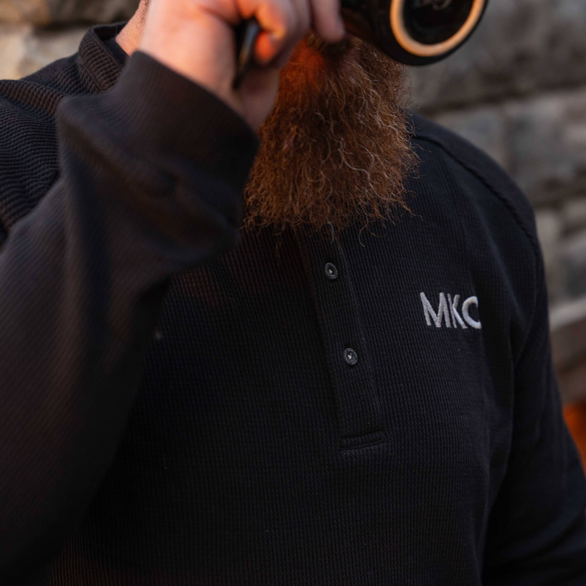 Maclay Henley - Black | Montana Knife Company