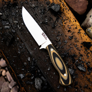 THE MAGNACUT SUPER CUB - DROP POINT HUNTER - TAN & BLACK