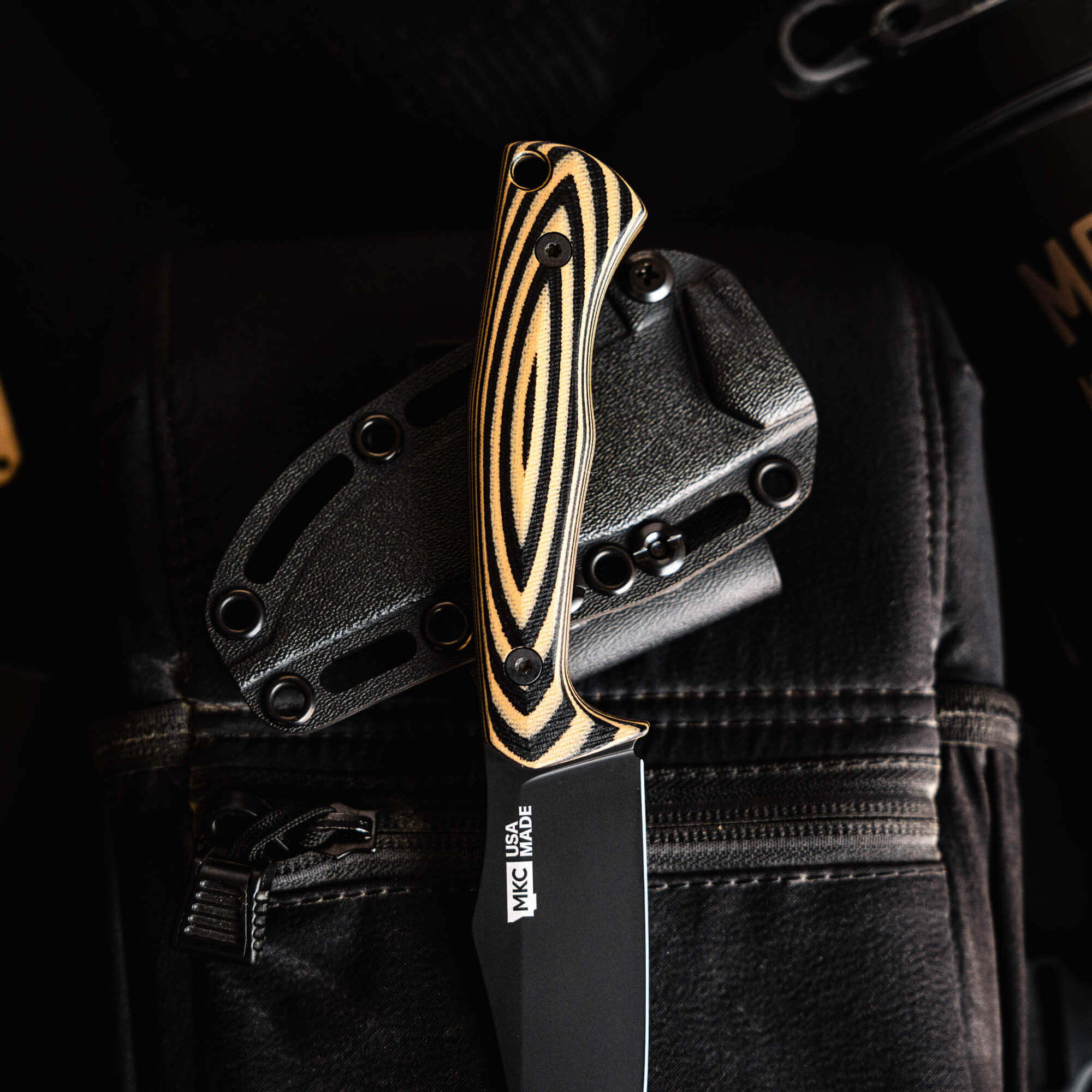 Triumph Pro - Tan & Black | Montana Knife Company