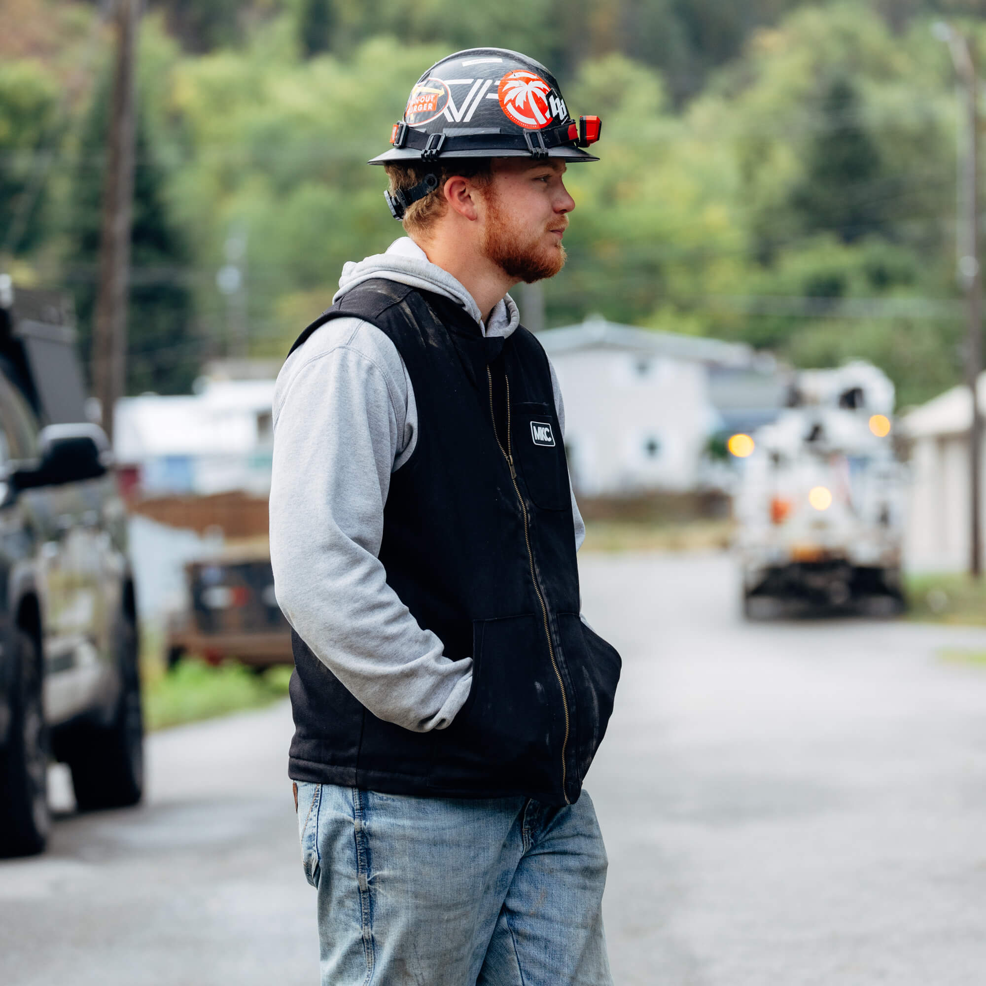 MKC CANVAS WORK VEST - BLACK