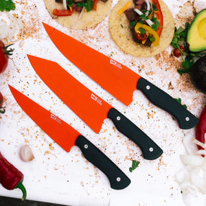 MKC CULINARY SET - BLAZE ORANGE CERAKOTE (1 of 1)