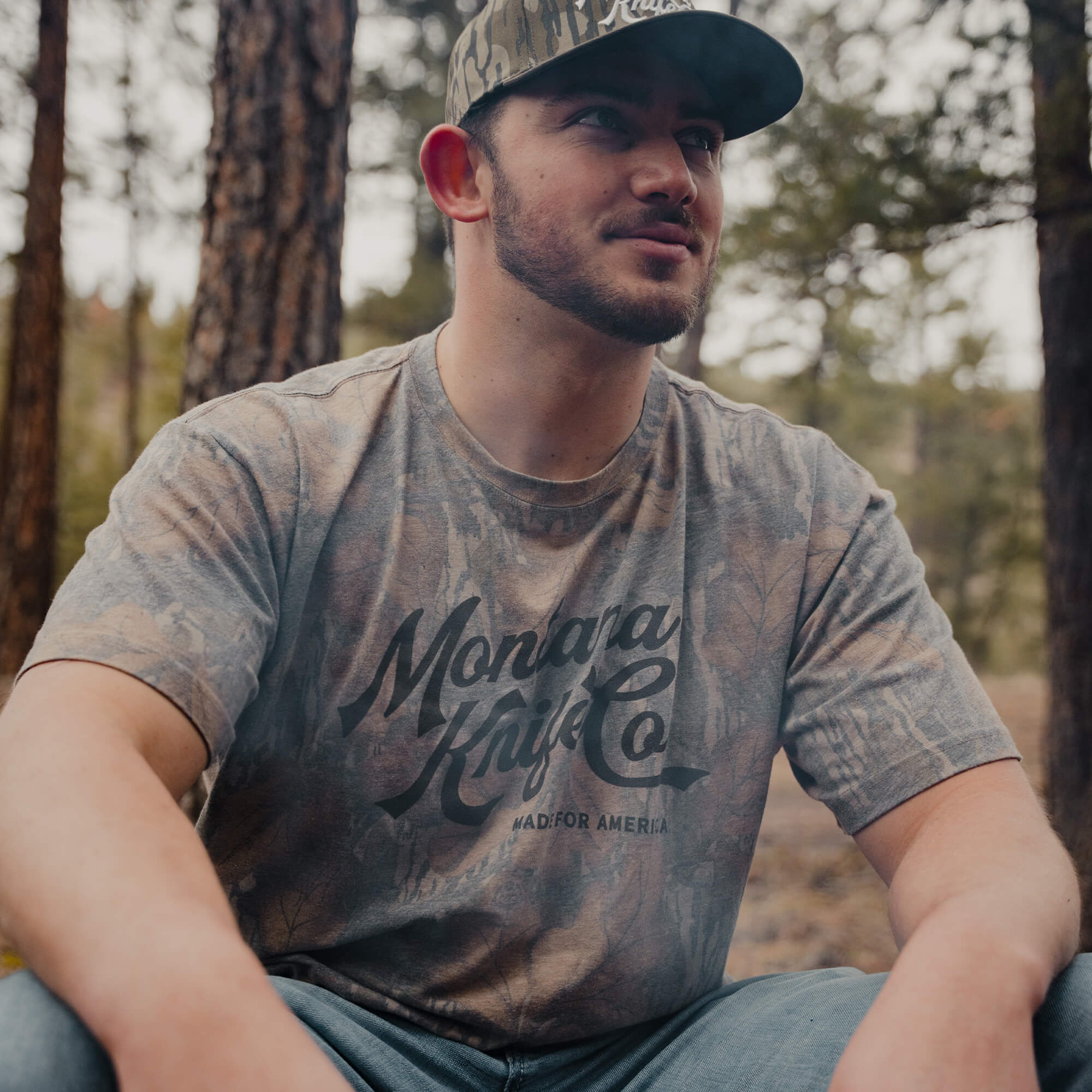 MKC x MOSSY OAK WASHED TEE - FALL FOLIAGE