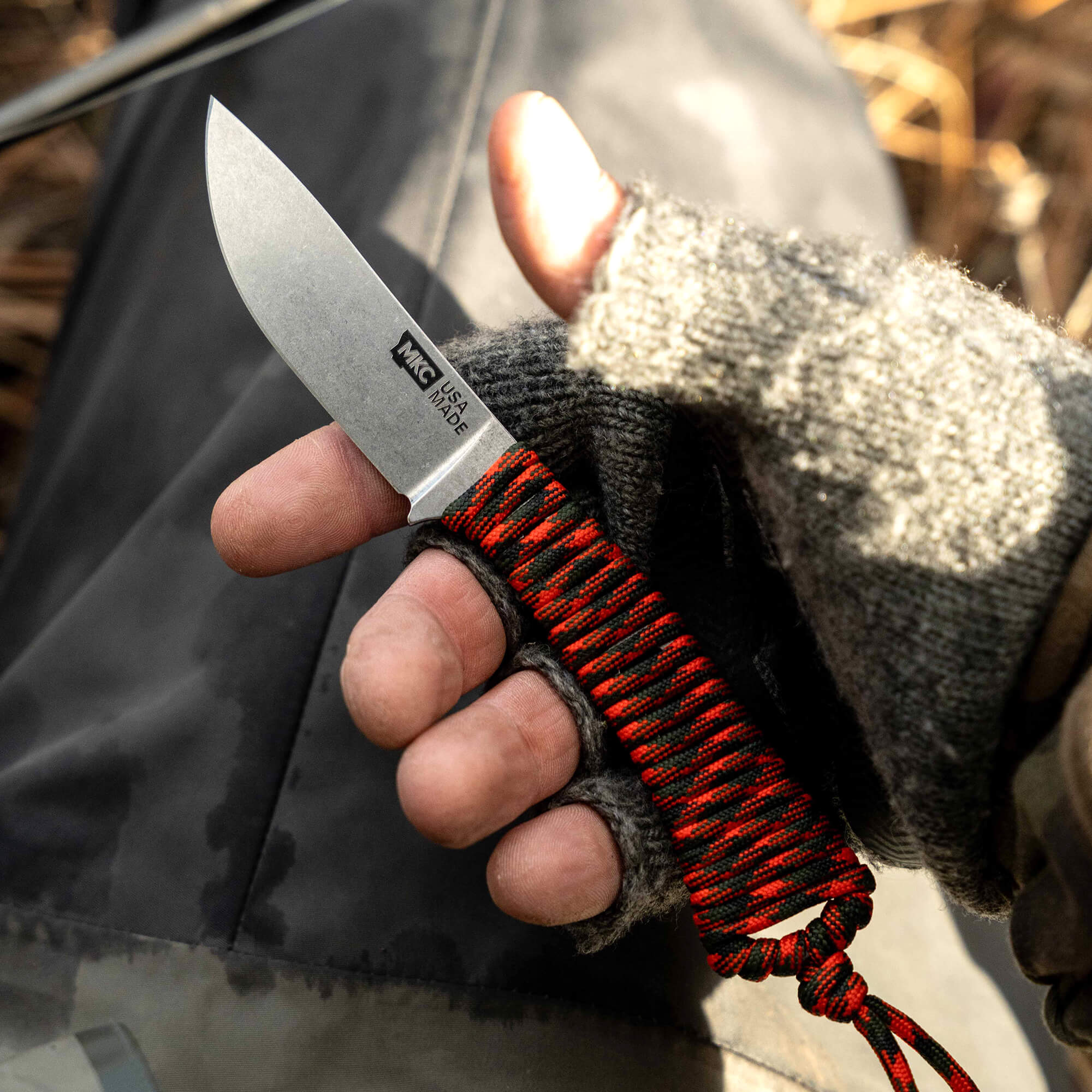 Mini Stoned Goat - Orange & Black | Montana Knife Company