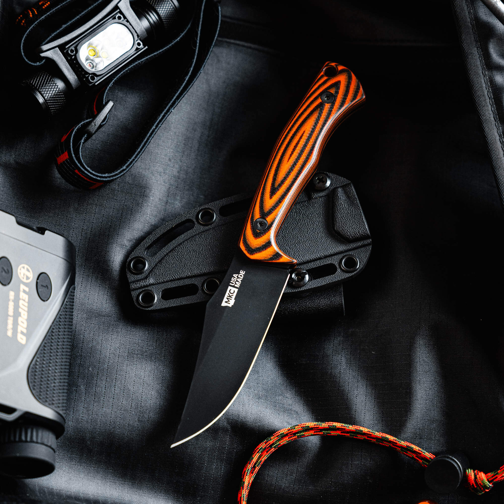 Triumph Pro - Orange & Black | Montana Knife Company