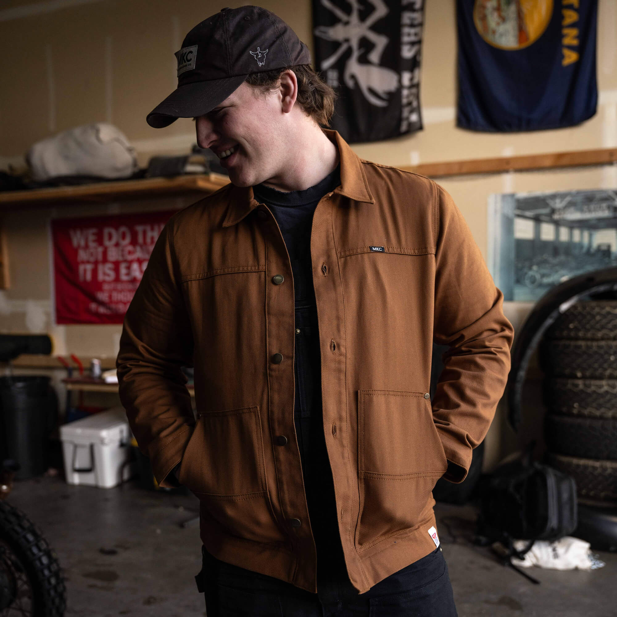MKC WORK JACKET - USA MADE - RUST