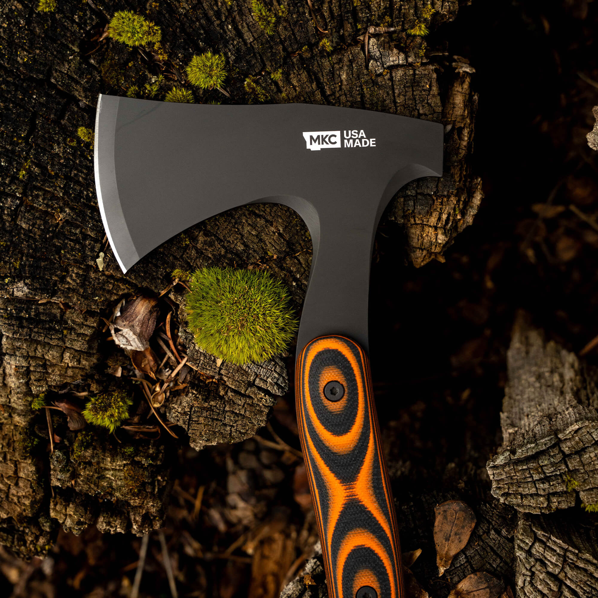 HELLGATE HATCHET - ORANGE & BLACK