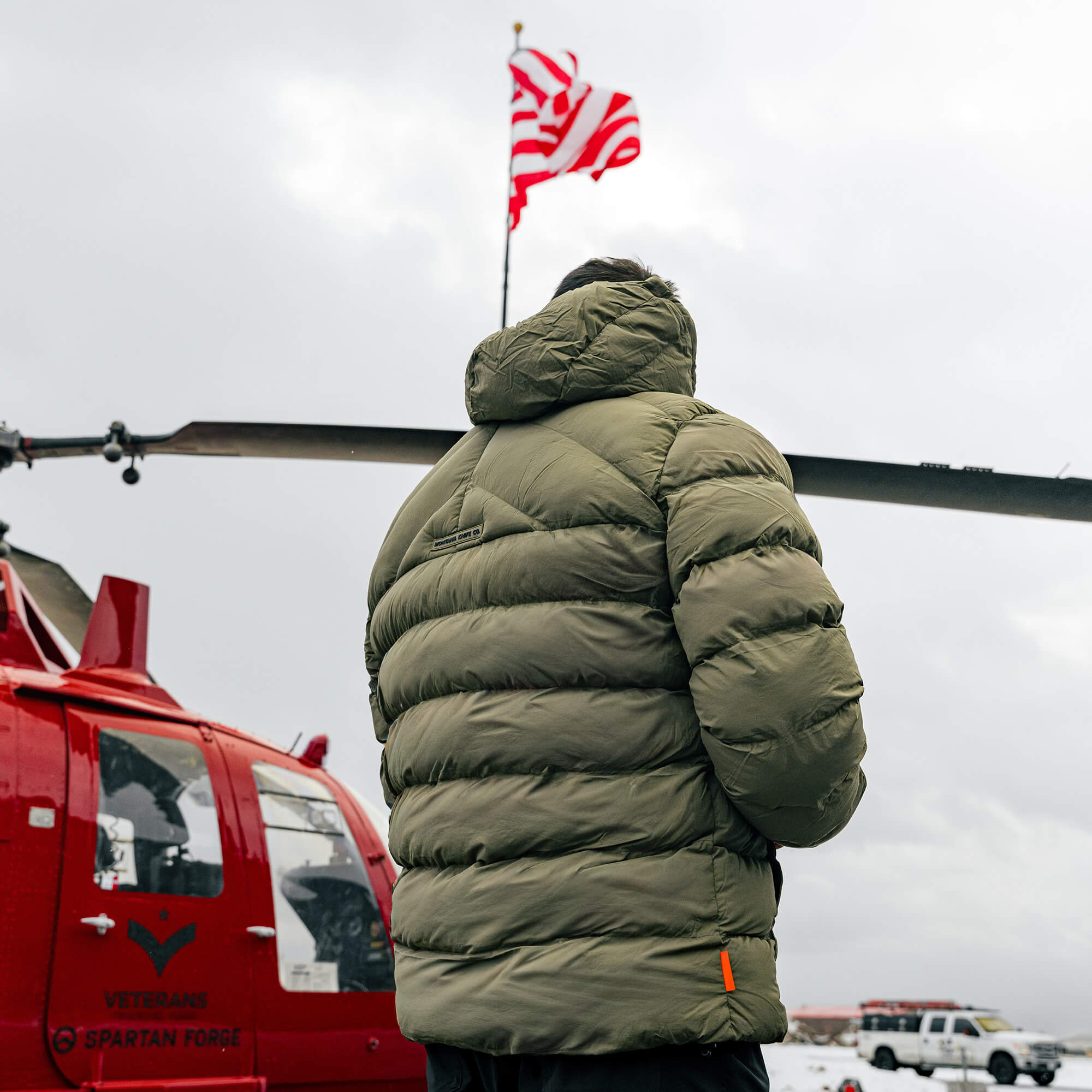 Oberlin Pullover Puffy Jacket - Olive | MKC