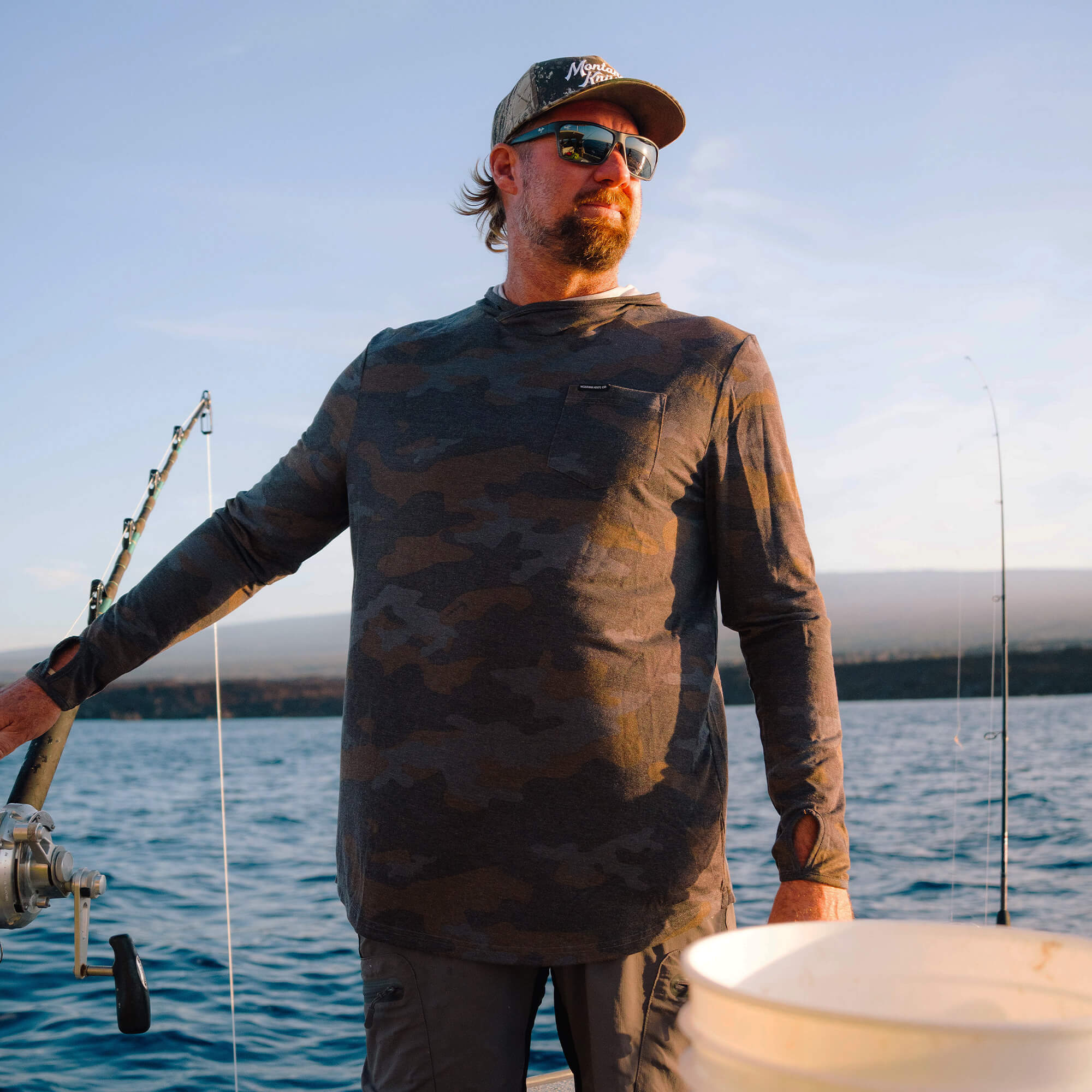 Rimrock Lightweight Hoodie - Dark Woodland Camo | MKC