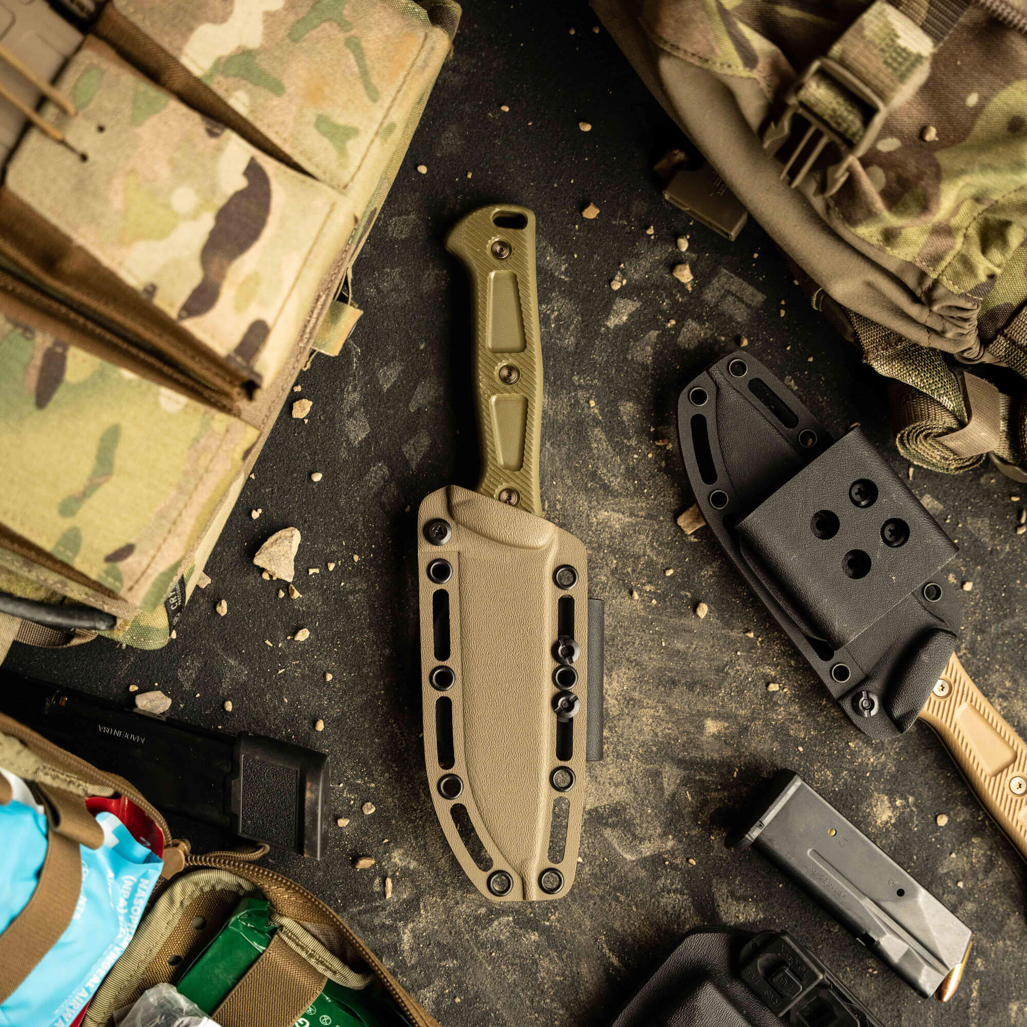 SERE25 ADDITIONAL KYDEX SHEATH - FLAT DARK EARTH