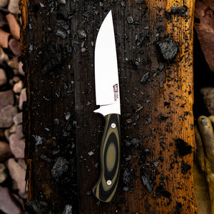 THE MAGNACUT SUPER CUB - DROP POINT HUNTER - GREEN & BLACK
