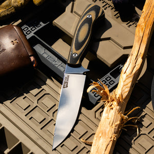 THE MAGNACUT SUPER CUB - DROP POINT HUNTER - TAN & BLACK