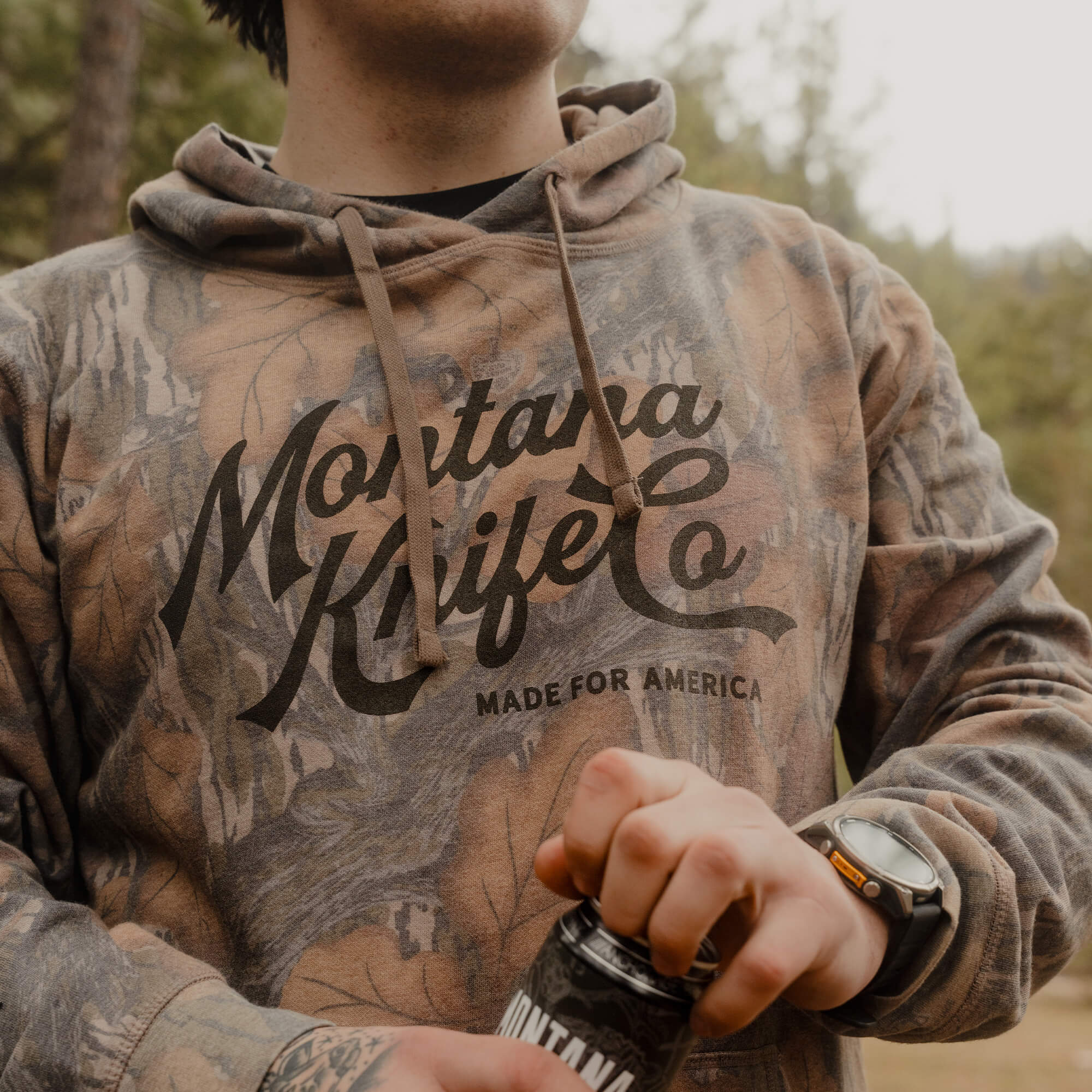 MKC x Mossy Oak Washed Hoodie - Fall Foliage