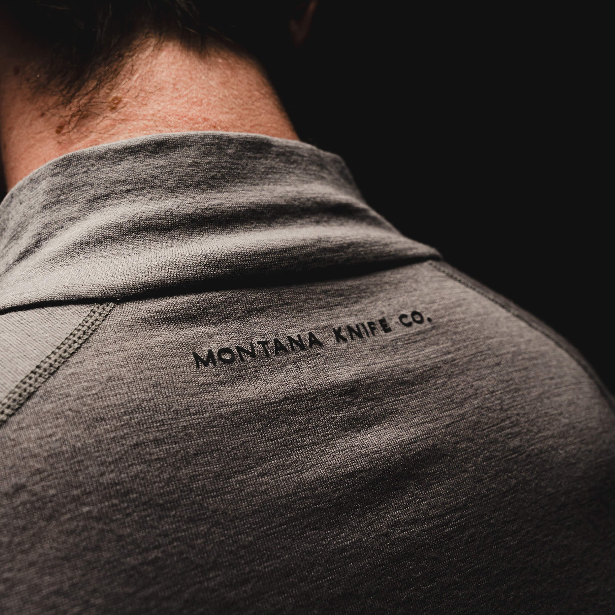 RANGE LINE PRO QUARTER ZIP - CHARCOAL