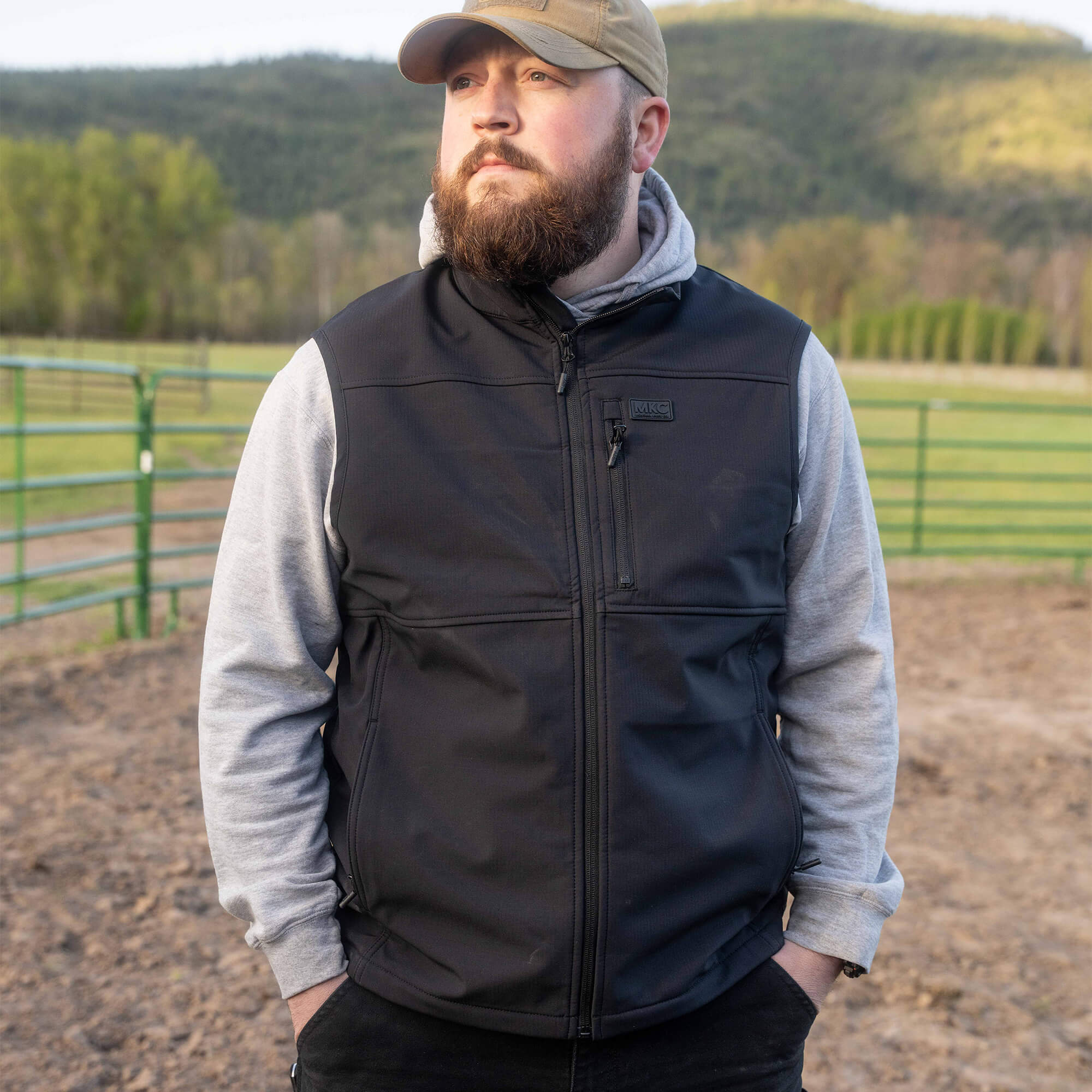REXFORD RIPSTOP VEST - BLACK