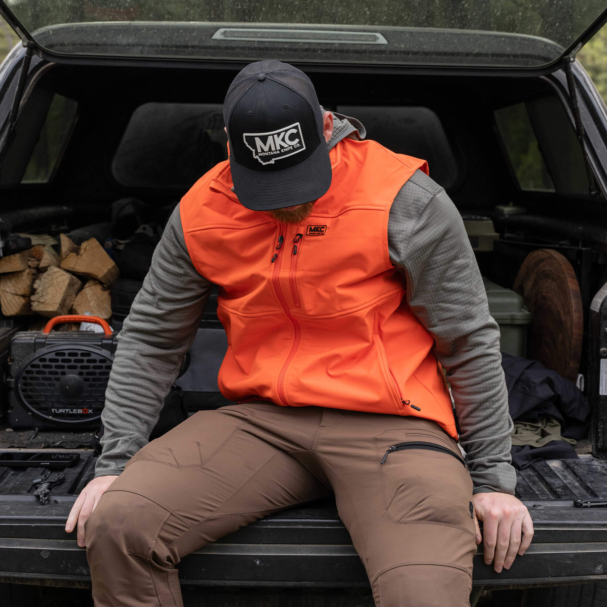 REXFORD RIPSTOP VEST - HUNTER ORANGE