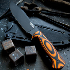 THE MARSHALL BUSHCRAFT KNIFE - ORANGE & BLACK