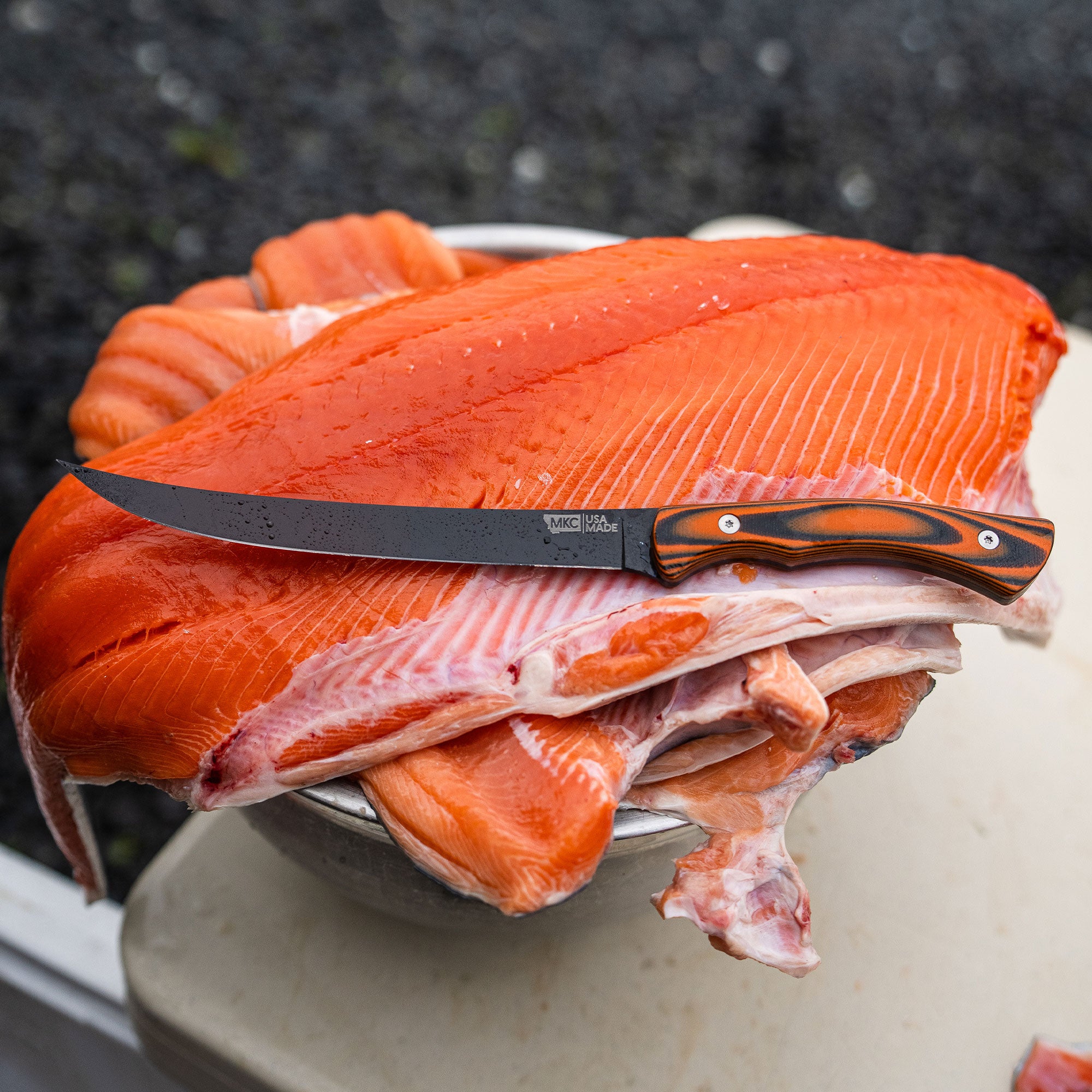 FLATHEAD FILLET  - ORANGE & BLACK