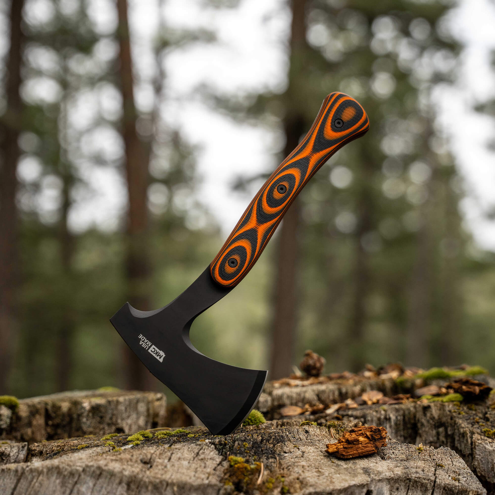 Hellgate Hatchet - Orange & Black | Montana Knife Company