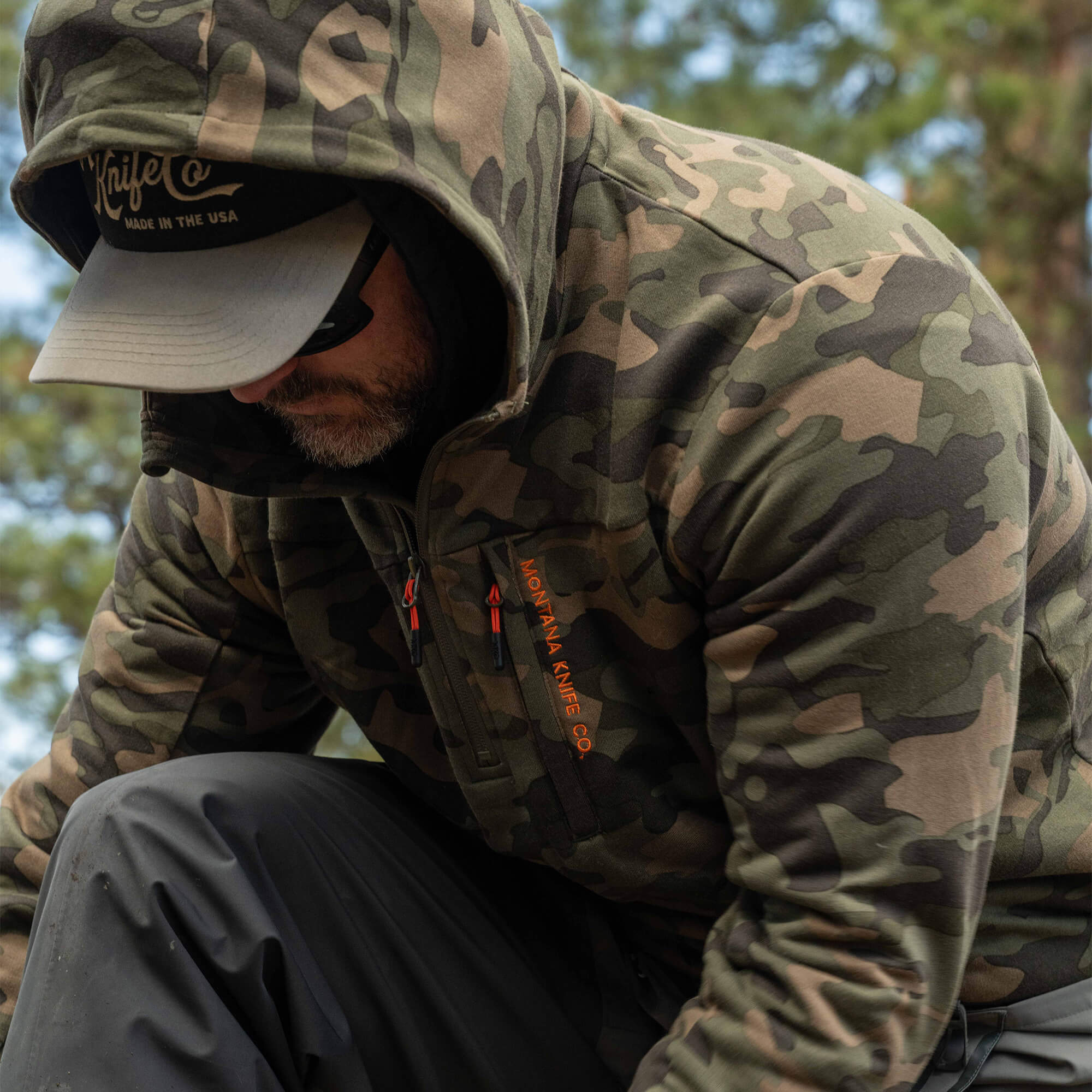 Highline Half-Zip Hoodie - Vintage Woodland Camo | MKC