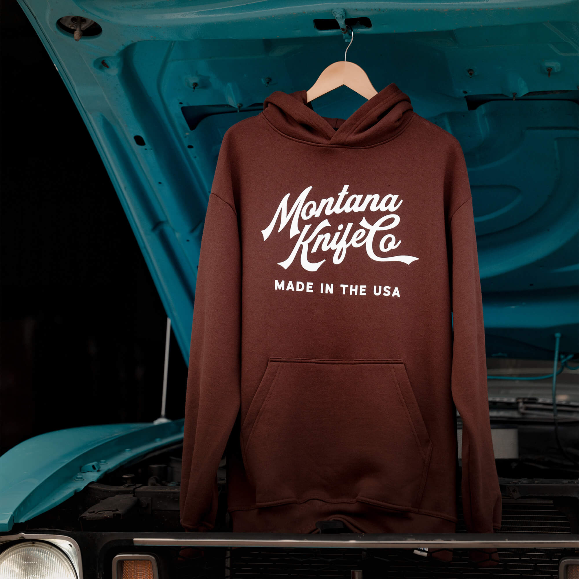 MKC HERITAGE HOODIE - TOBACCO - USA MADE