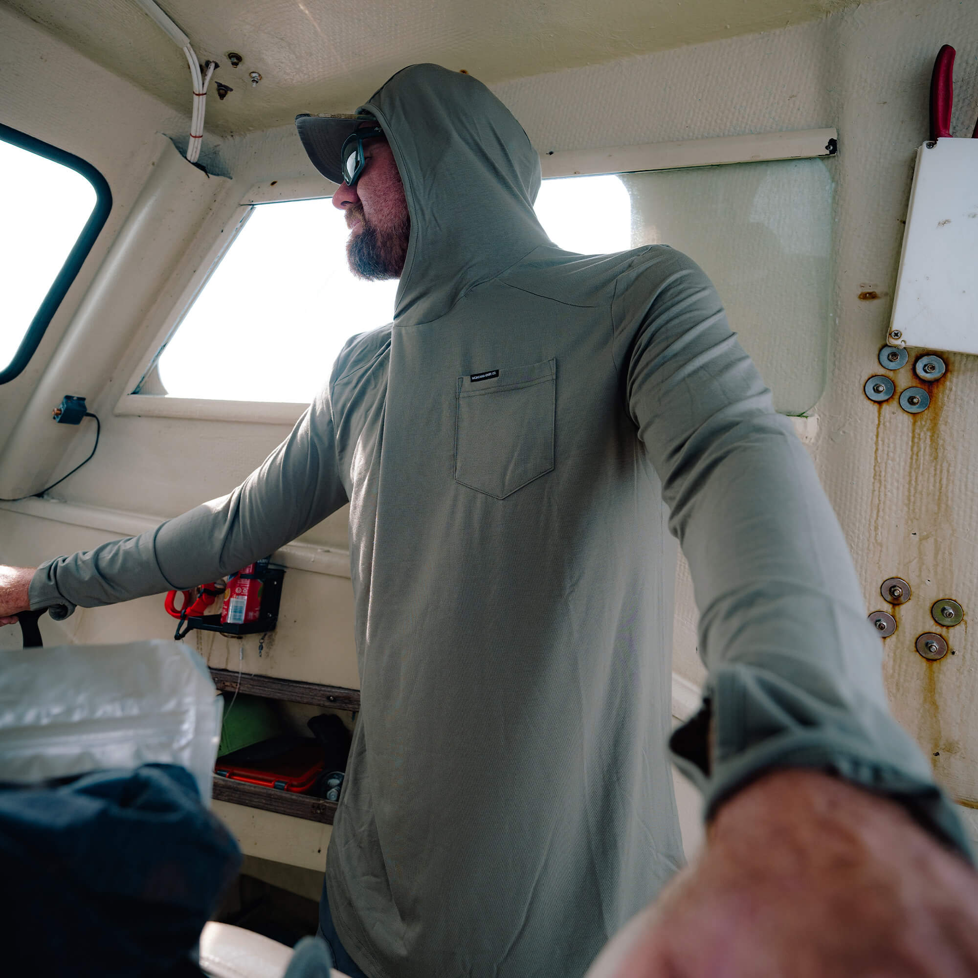 Rimrock Lightweight Hoodie - Olive | Montana Knife Company