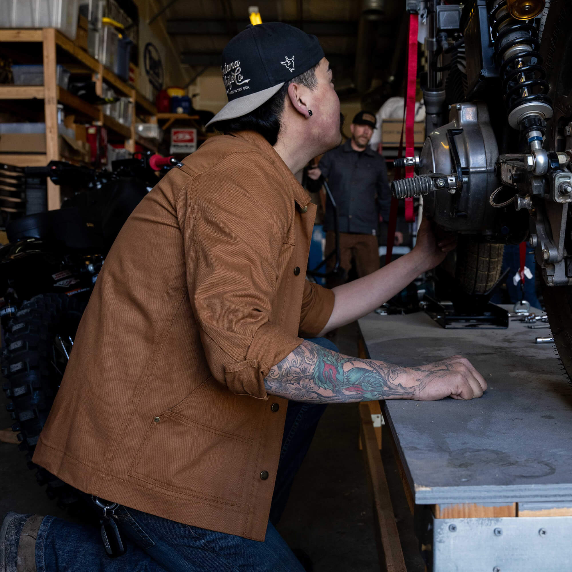 MKC WORK JACKET - USA MADE - RUST