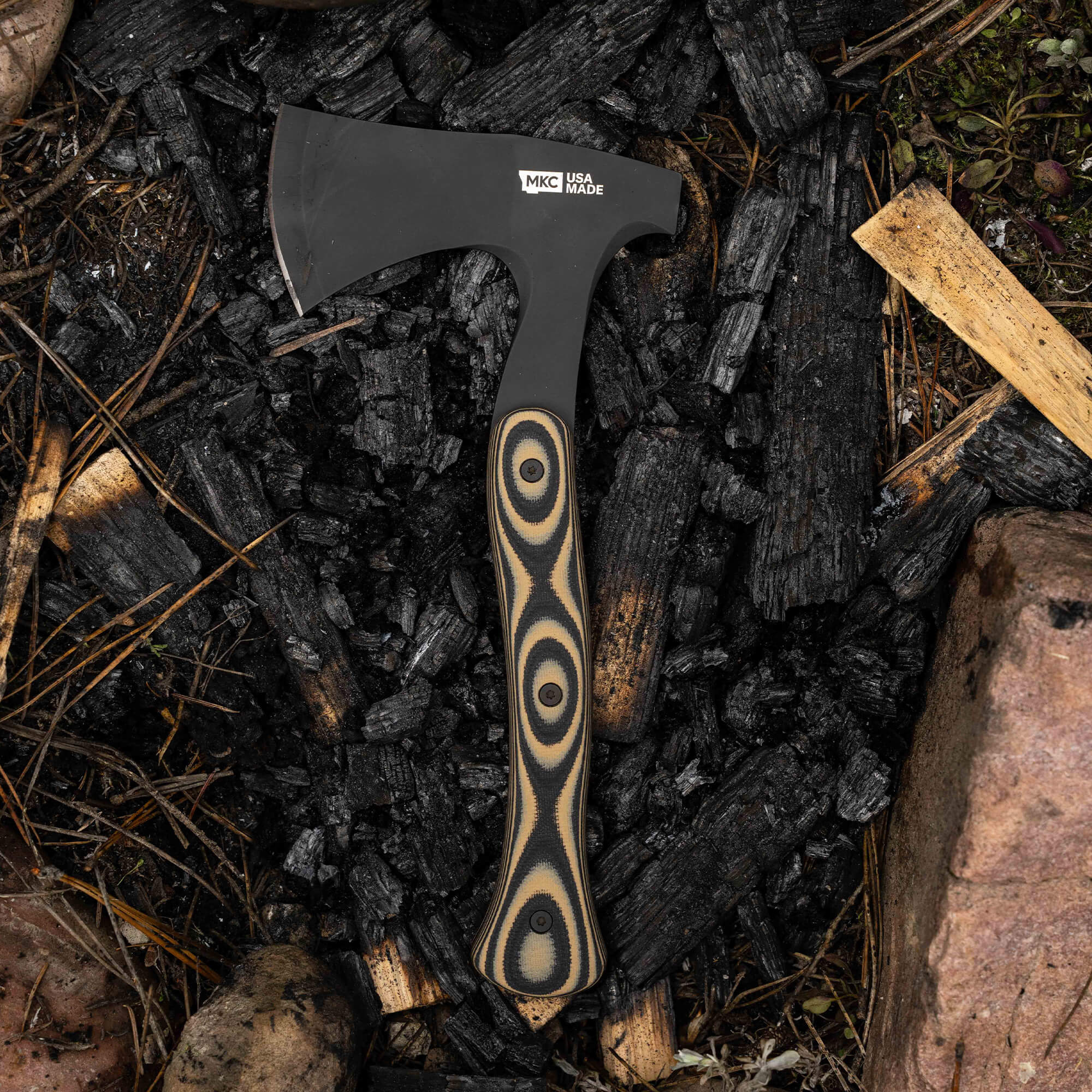 HELLGATE HATCHET - TAN & BLACK