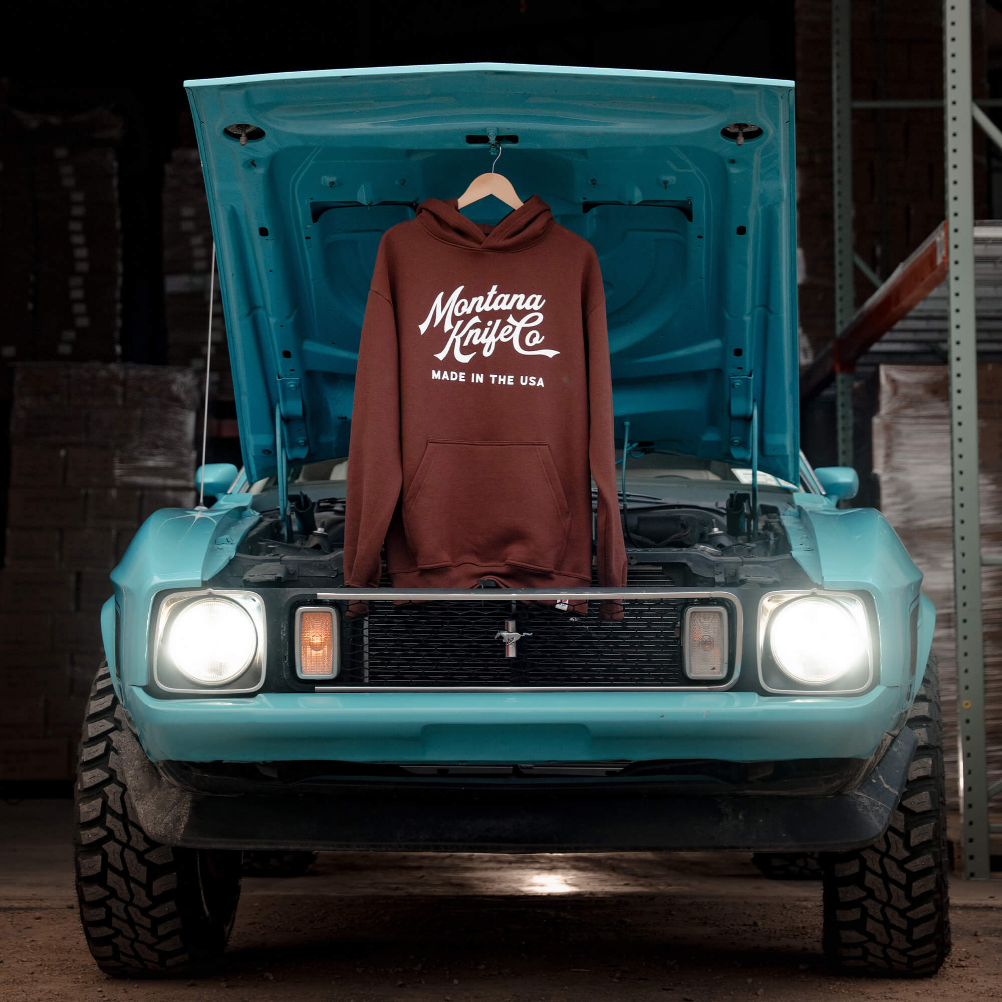 MKC HERITAGE HOODIE - USA MADE - TOBACCO