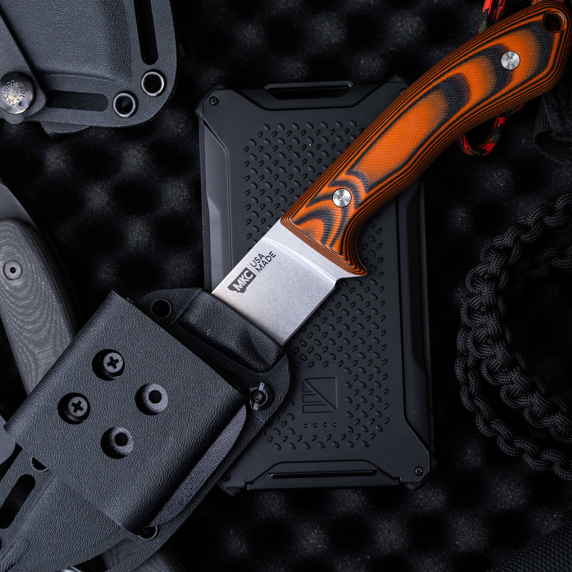 MULE DEER - ORANGE & BLACK