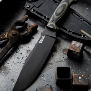 THE MARSHALL BUSHCRAFT KNIFE - GREEN & BLACK