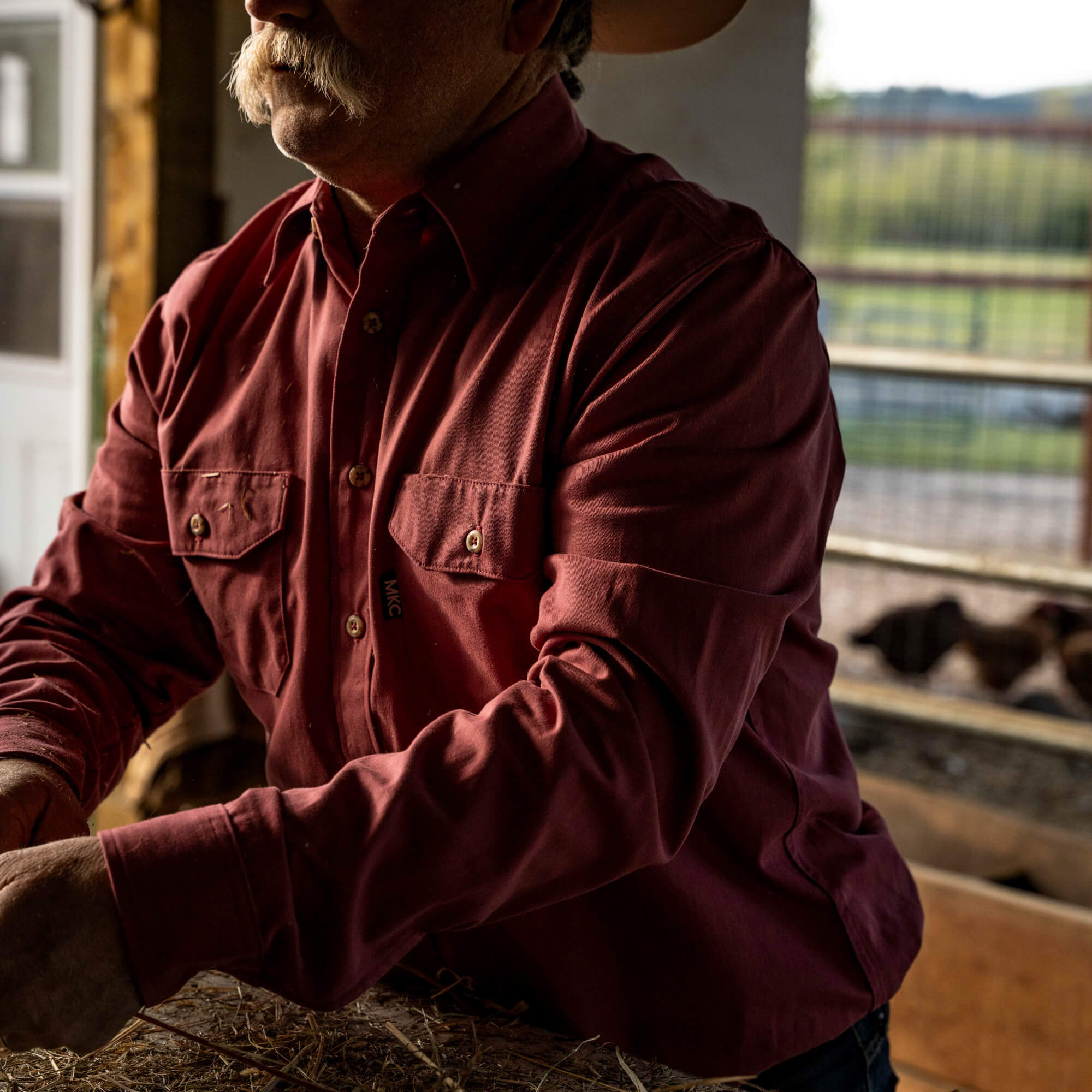 MKC Shop Shirt - USA Made - Redwood | Montana Knife Company