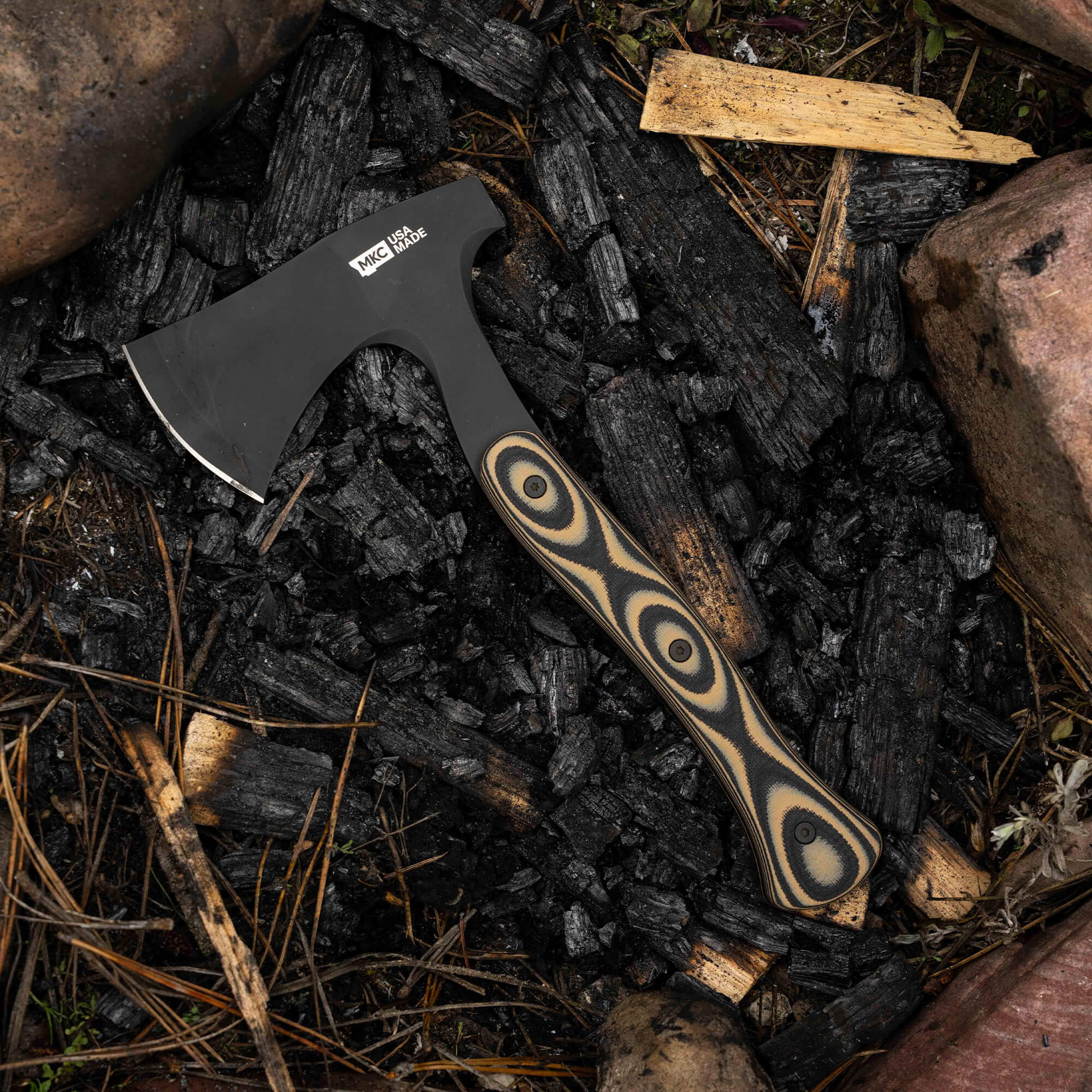 HELLGATE HATCHET - TAN & BLACK