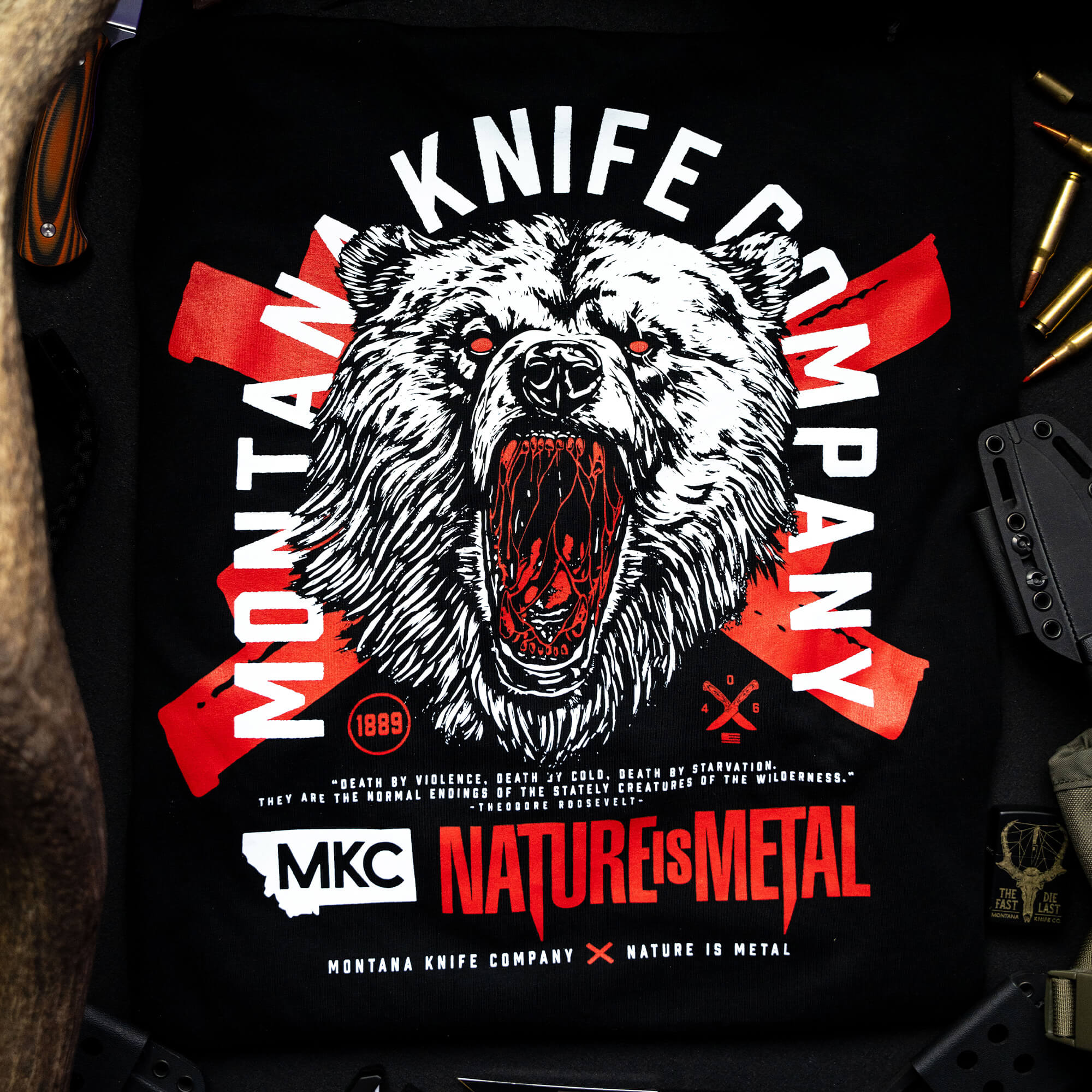 MKC X NATURE IS METAL - LONG SLEEVE TEE