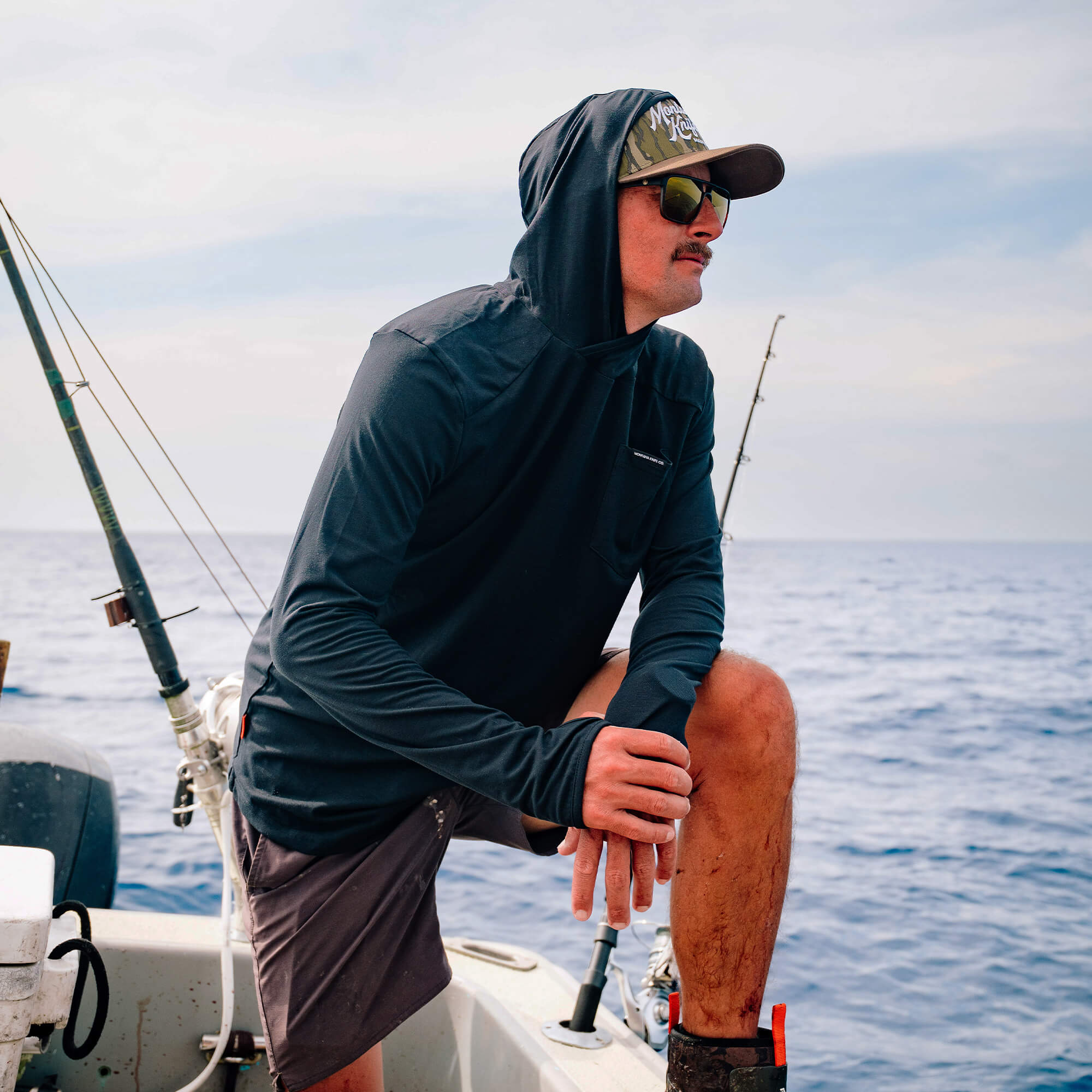Rimrock Lightweight Hoodie - Black | Montana Knife Company