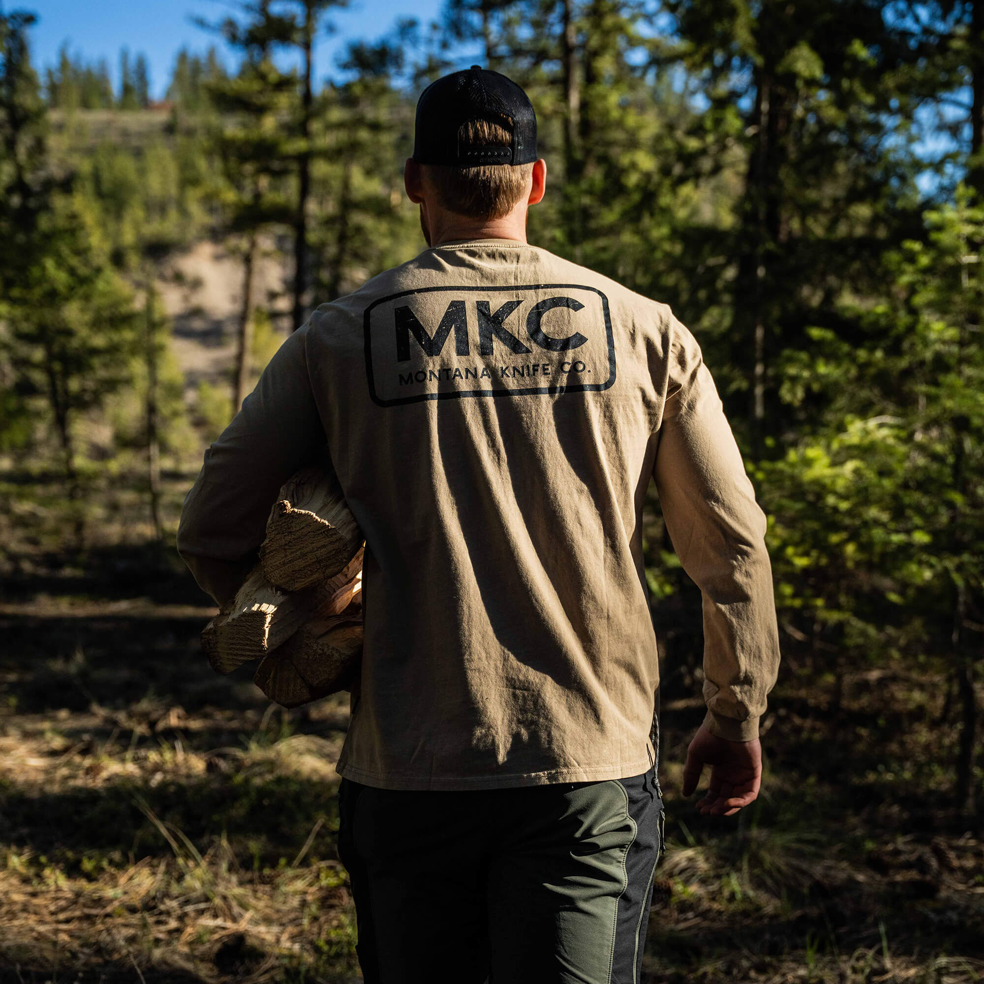 MKC STONEWASH LONG SLEEVE - QUICKSAND