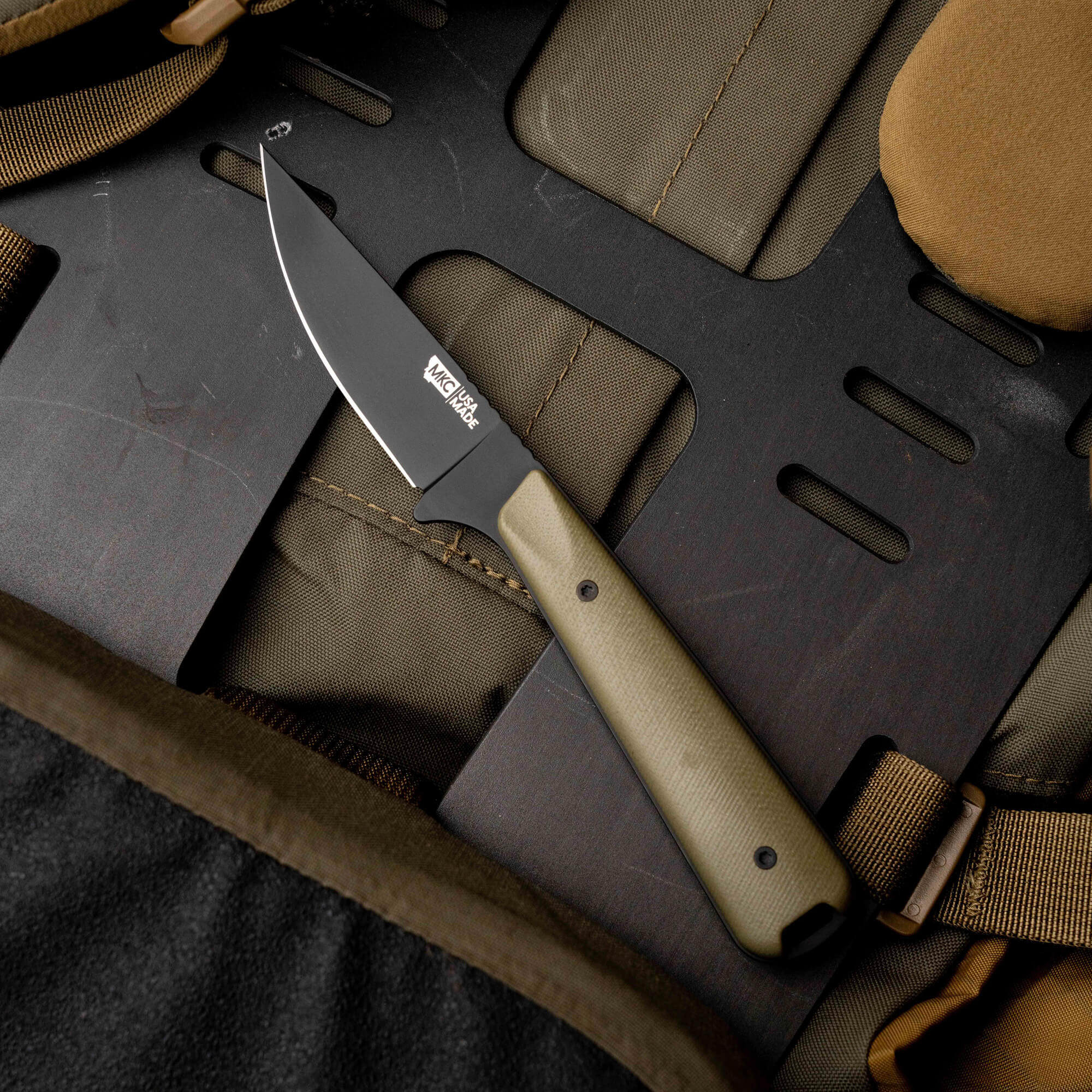 Flattail - PVD - Olive | Montana Knife Company