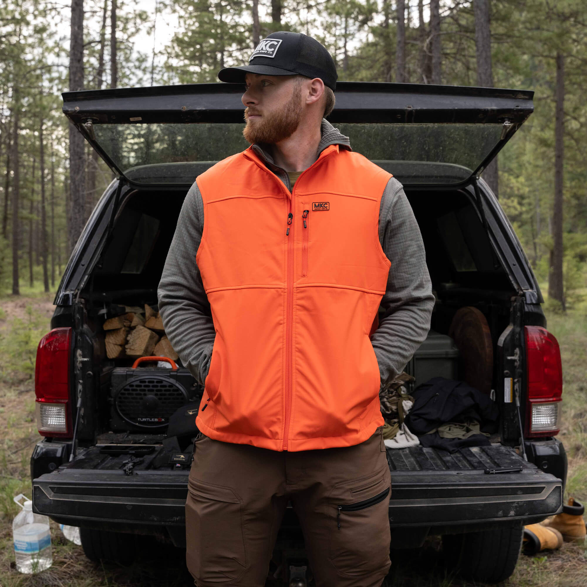 REXFORD RIPSTOP VEST - HUNTER ORANGE