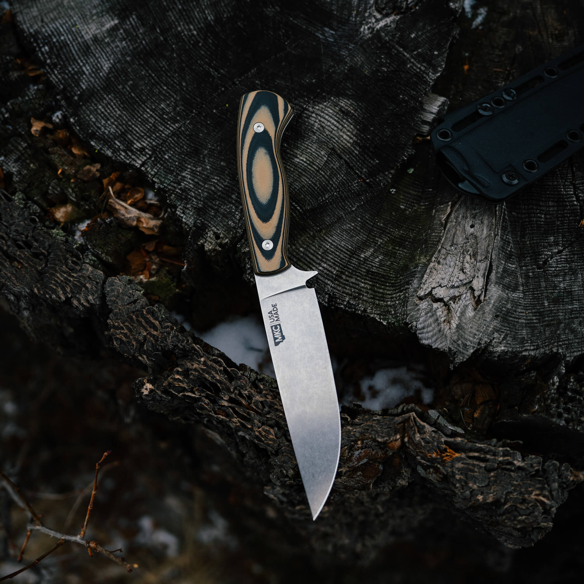 MAGNACUT SUPER CUB - DROP POINT HUNTER - TAN & BLACK