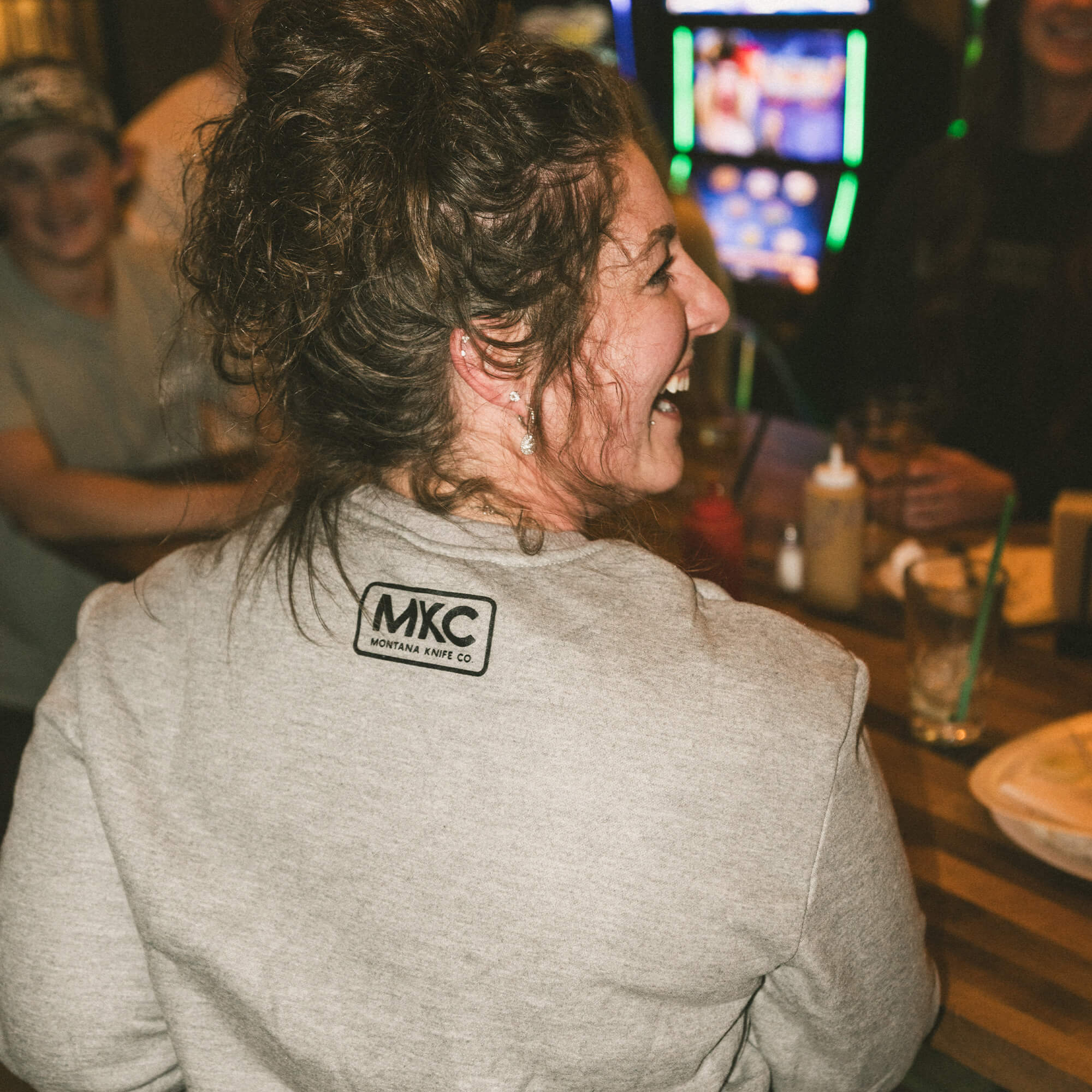 MKC CREWNECK SWEATSHIRT - GREY