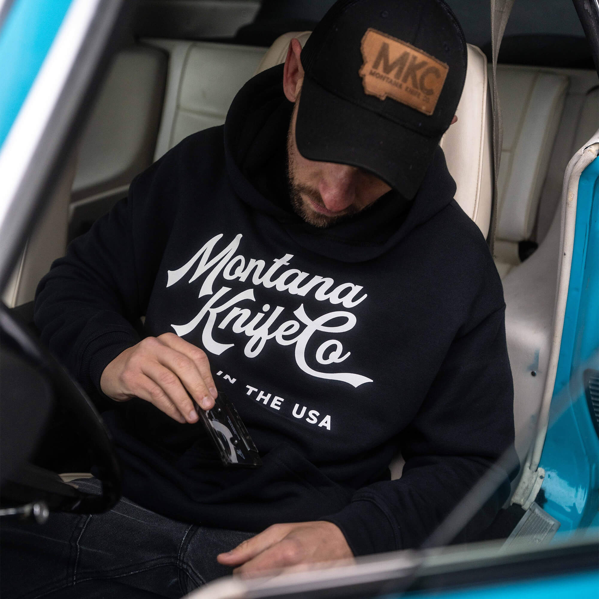 MKC HERITAGE HOODIE - USA MADE - BLACK